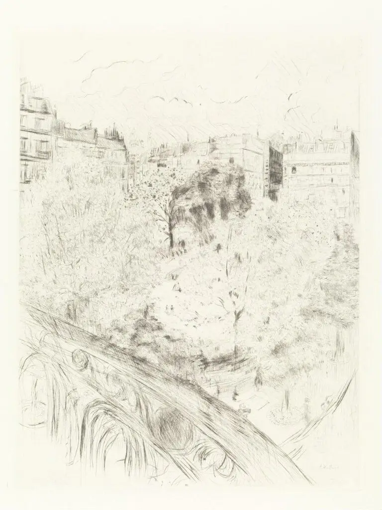 Le Square Vintimille by Vuillard, Édouard