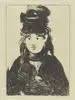 Berthe Morisot by Edouard Manet