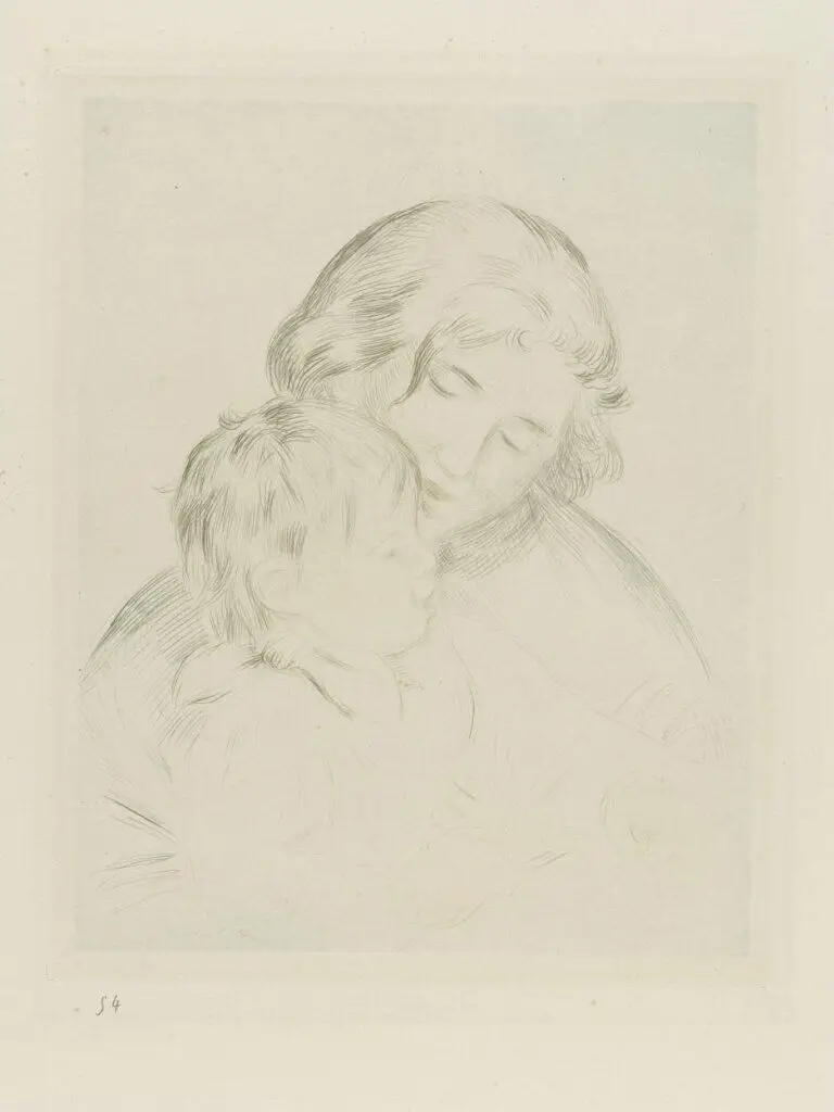Mère et enfant by Renoir