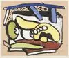 Still life with fruit by Léger, Fernand