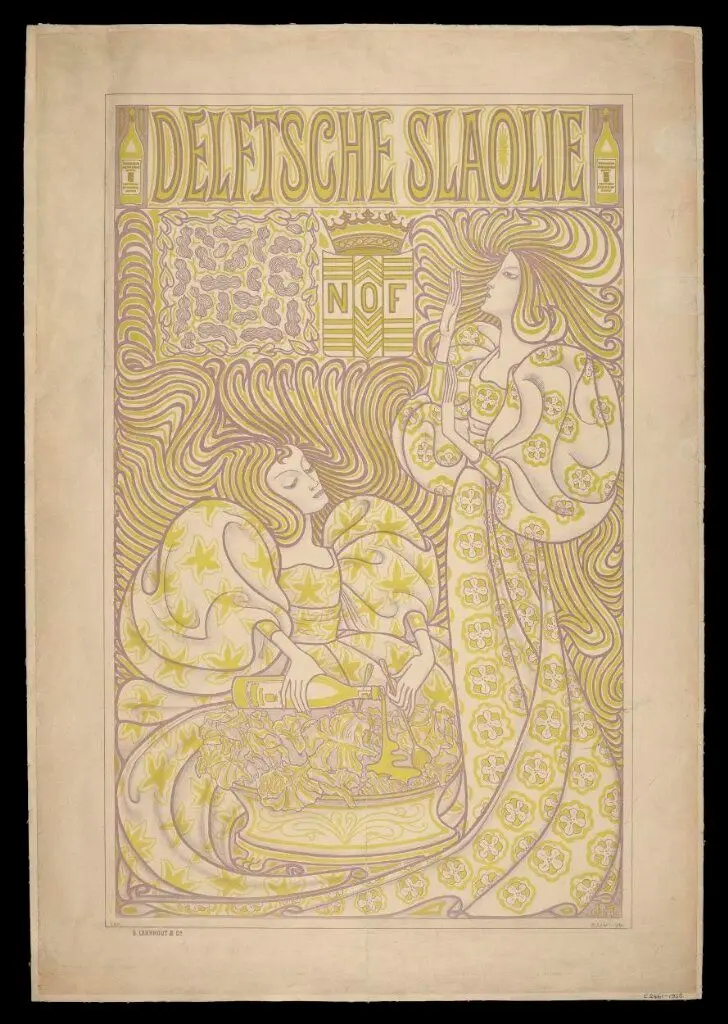 Delftsche Slaolie by Jan Toorop