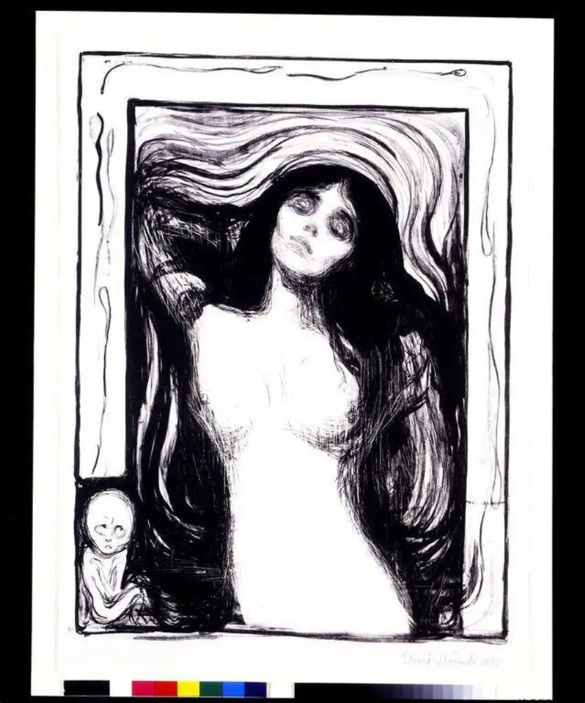 Madonna by Munch, Edvard