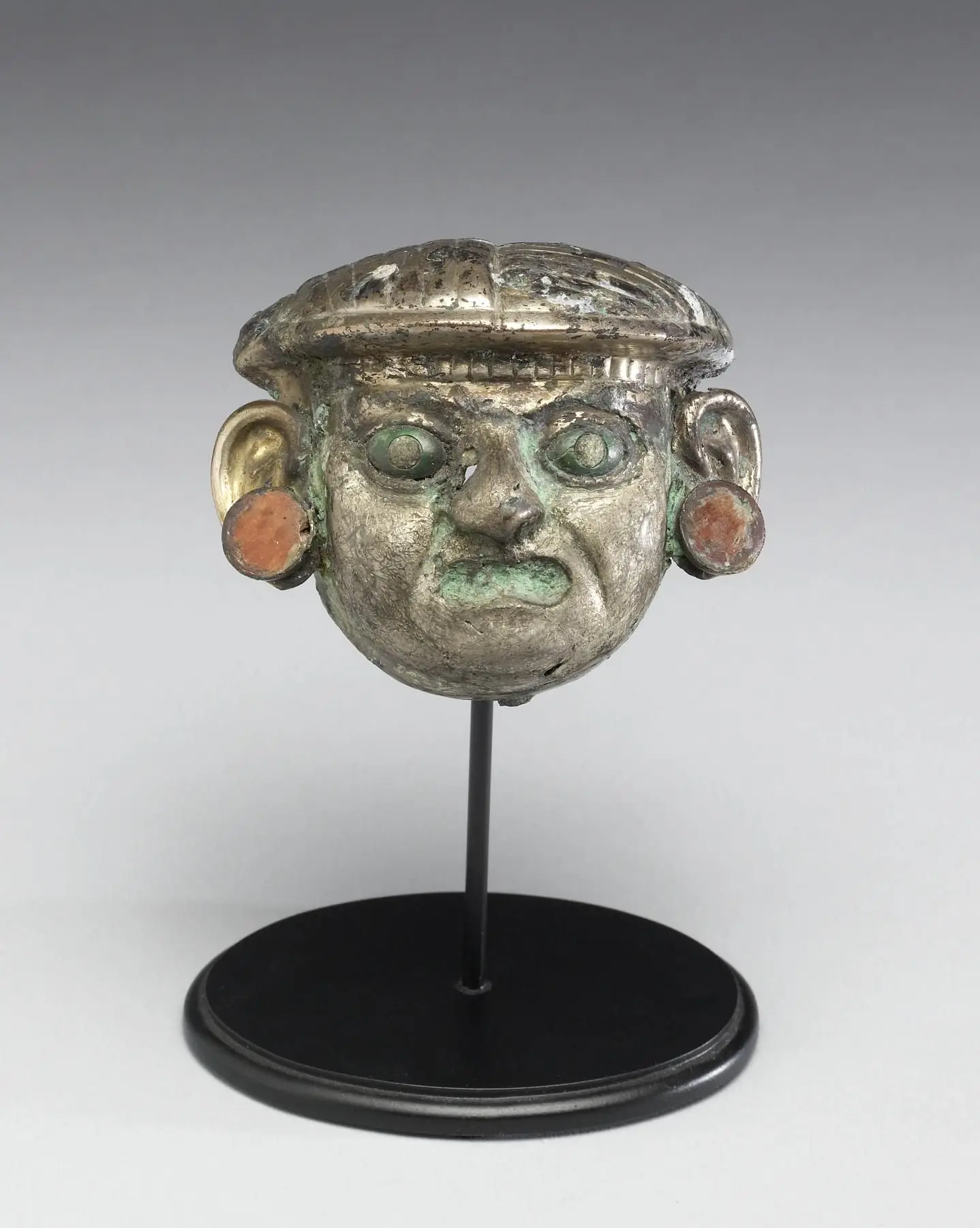 Head Effigy Bead by Moche