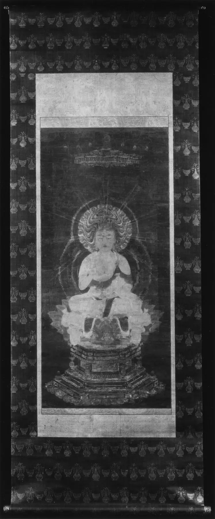 Enthroned Buddha by Japanese