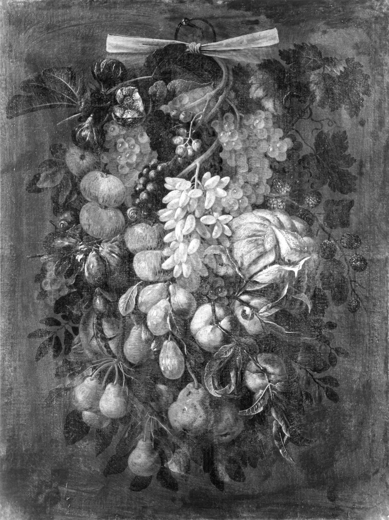Still Life of Fruits by Luca Forte