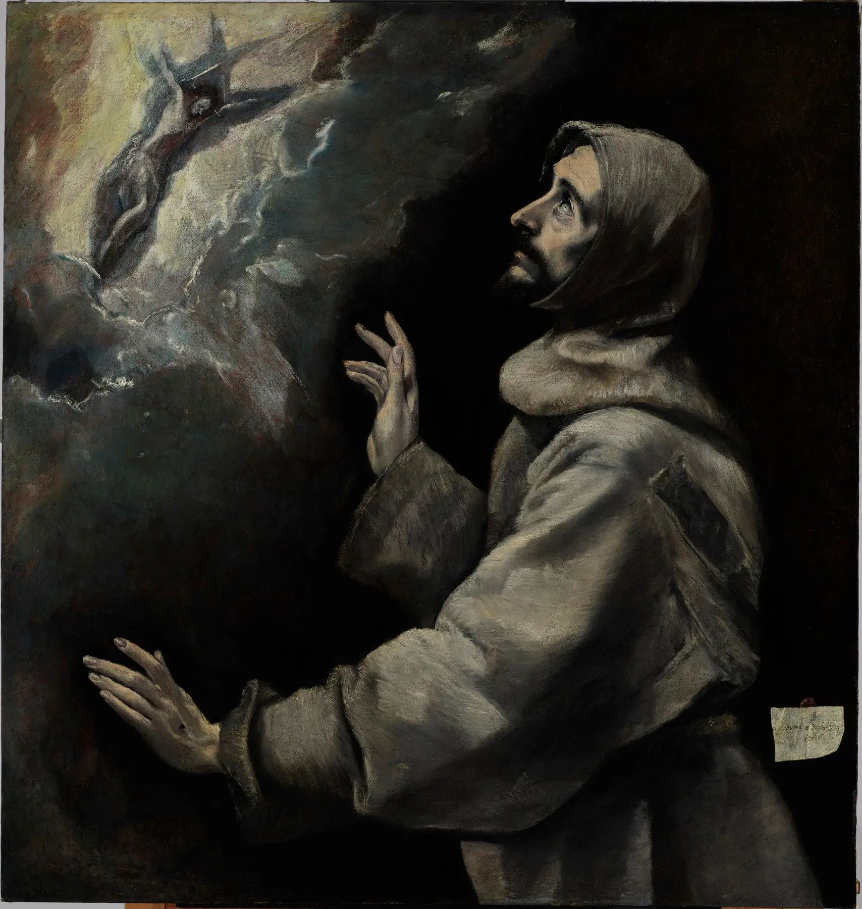 Saint Francis Receiving the Stigmata by El Greco (Domenikos Theotokopoulos)