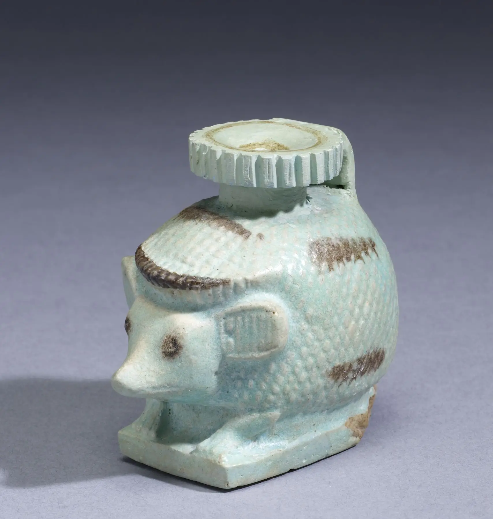 Aryballos in the Form of a Hedgehog by Greco-Egyptian