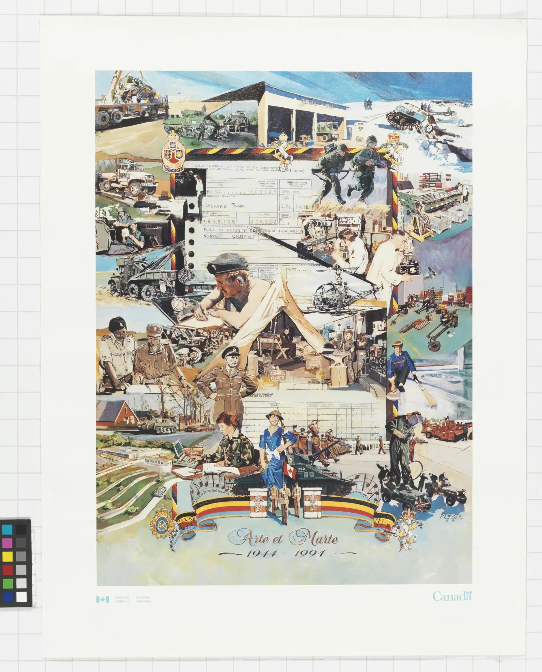 anniversary event poster, Arte et Marte by Taylor, Mrs. Katherine