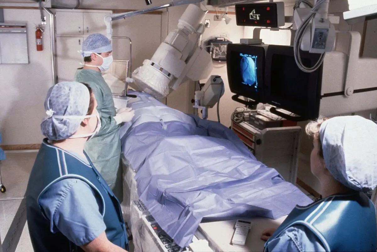 Mobile cardiac catheter laboratory, interior by Unknown artist