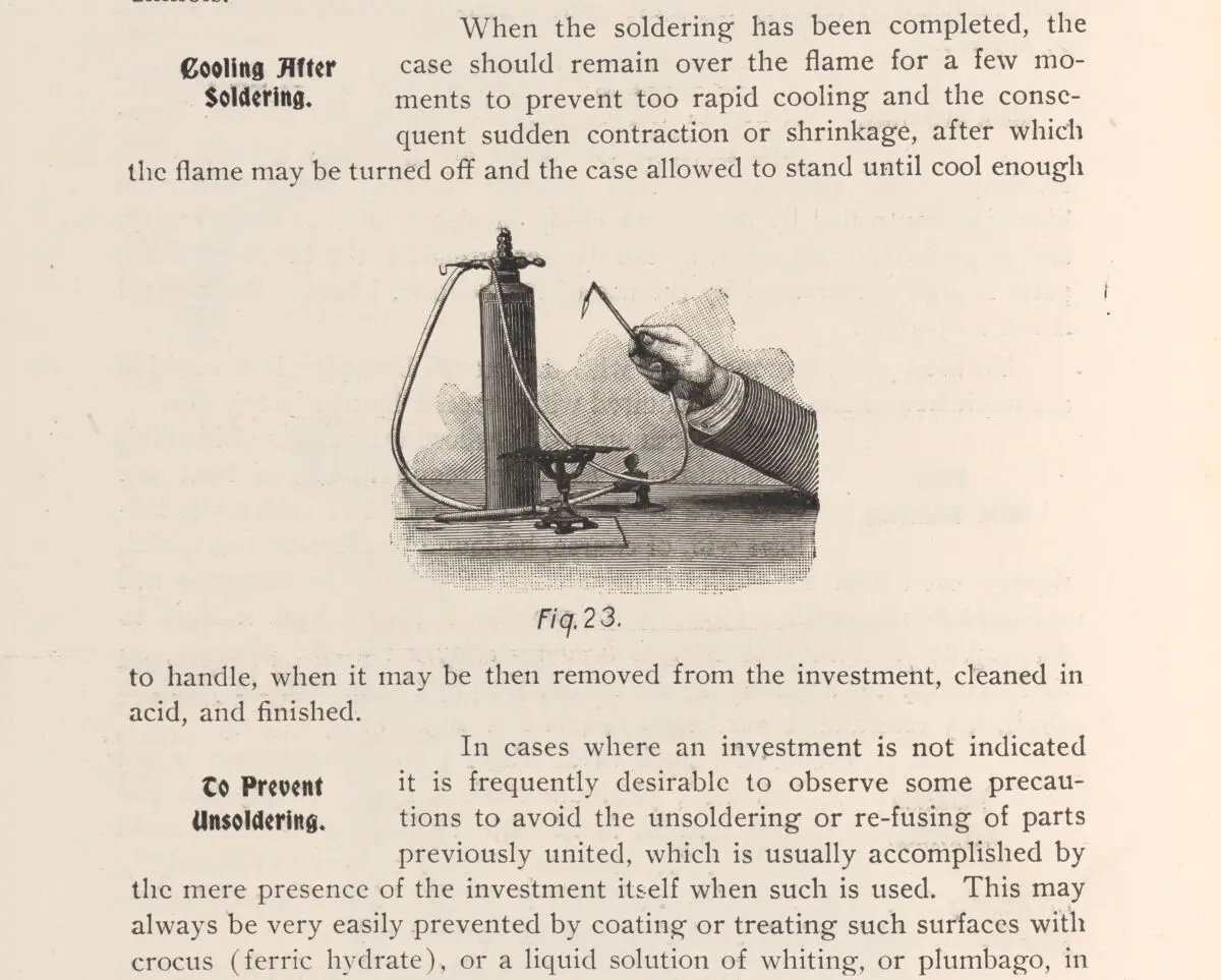 Soldering apparatus manufactured by L. J. Mason & Co. by L