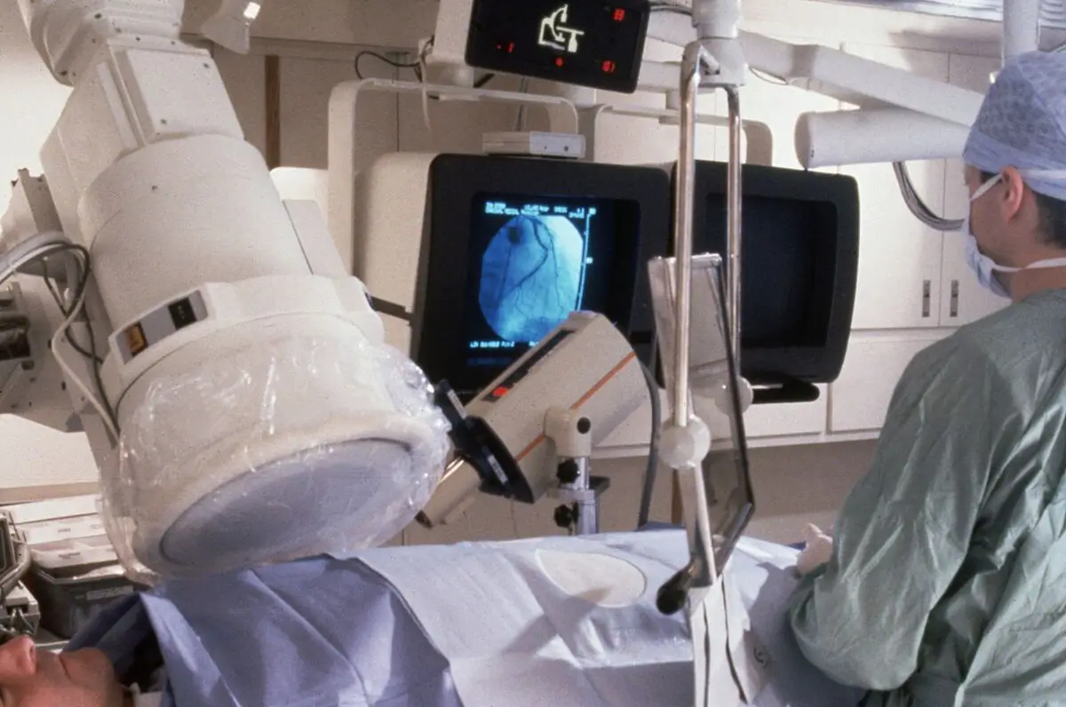 Mobile cardiac catheter laboratory, interior by Unknown artist