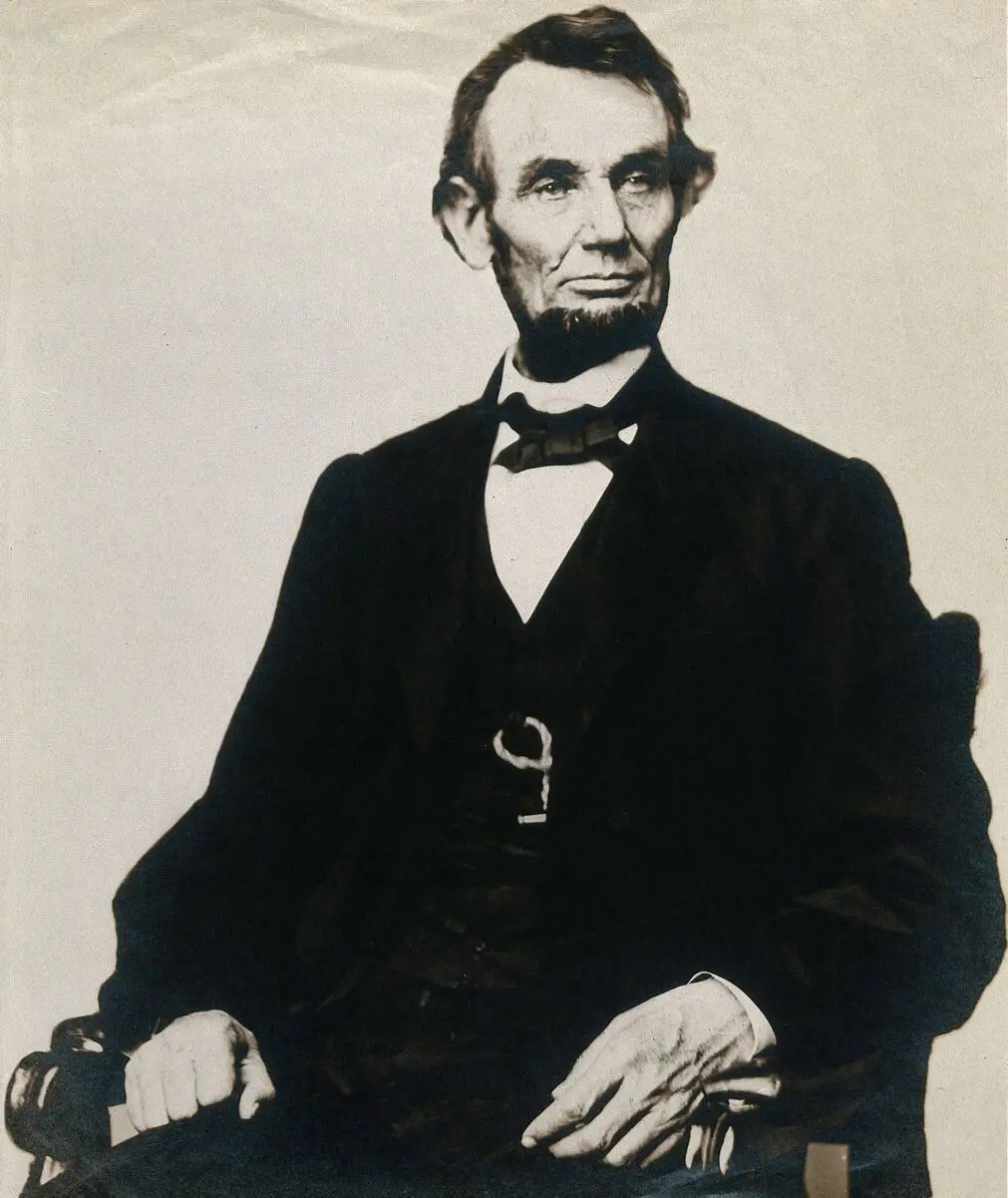 Abraham Lincoln. Photograph after Mathew B. Brady, 1864. by Mathew Benjamin Brady