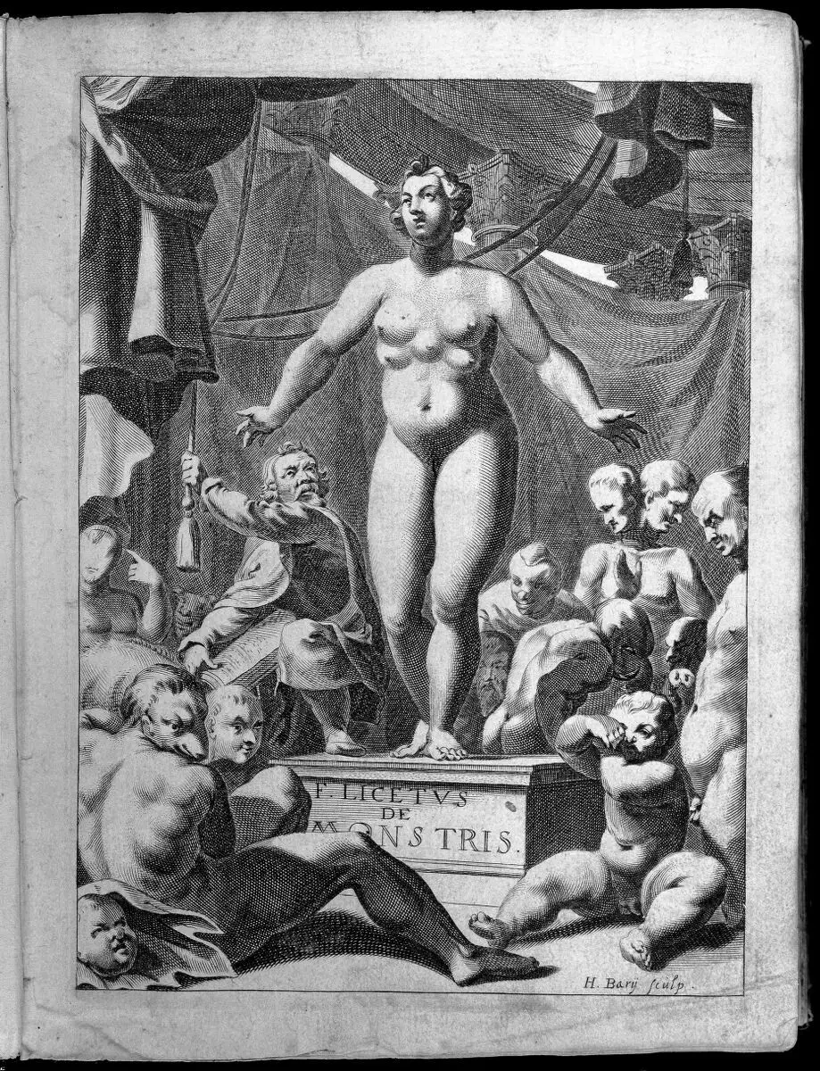 Multiple breasted woman by Unknown artist