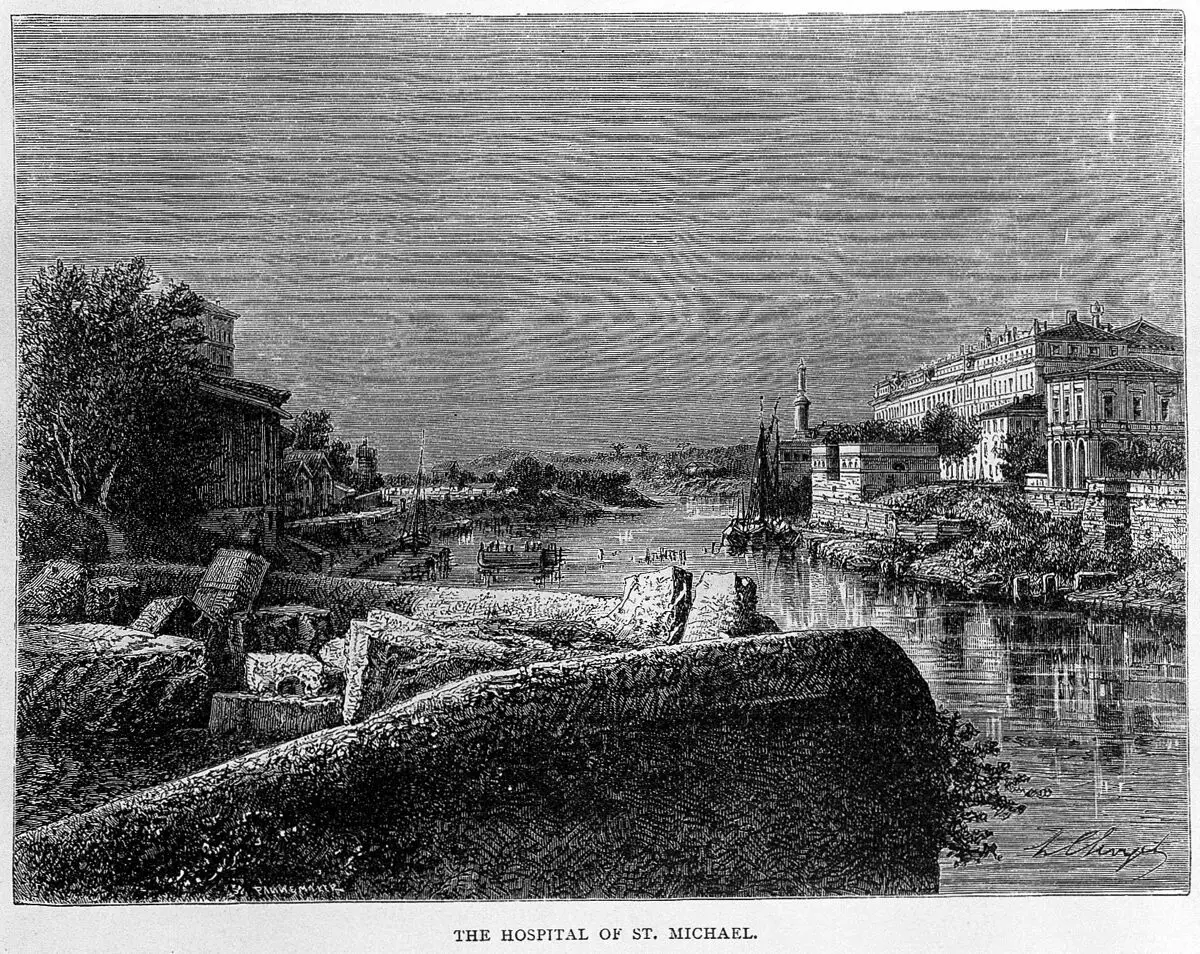 St Michael's hospital by Unknown artist