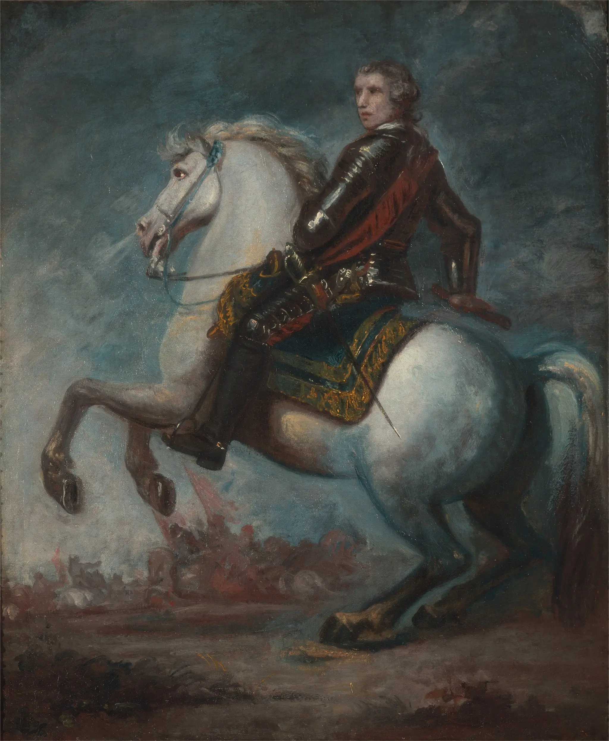Sir Jeffery Amherst by Sir Joshua Reynolds, born in Plympton