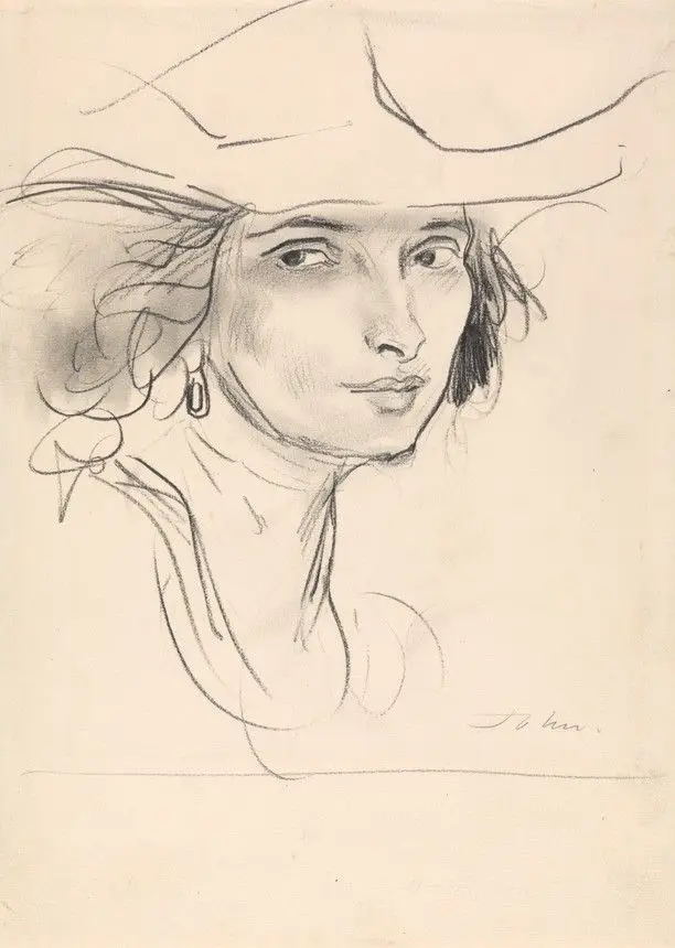 Head of a Woman (The Artist's First Wife?) by Augustus Edwin John, 1878–1961