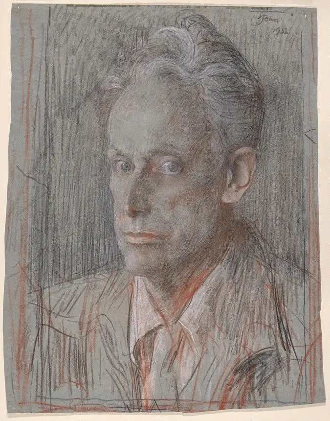 Portrait of Dr. Hubert Noel by Augustus Edwin John, 1878–1961