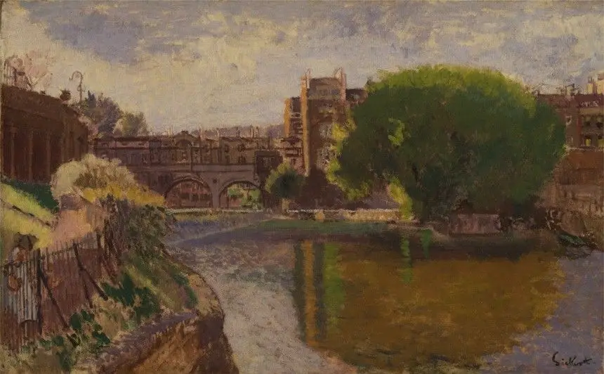Pulteney Bridge, Bath by Walter Richard Sickert, born in Munich