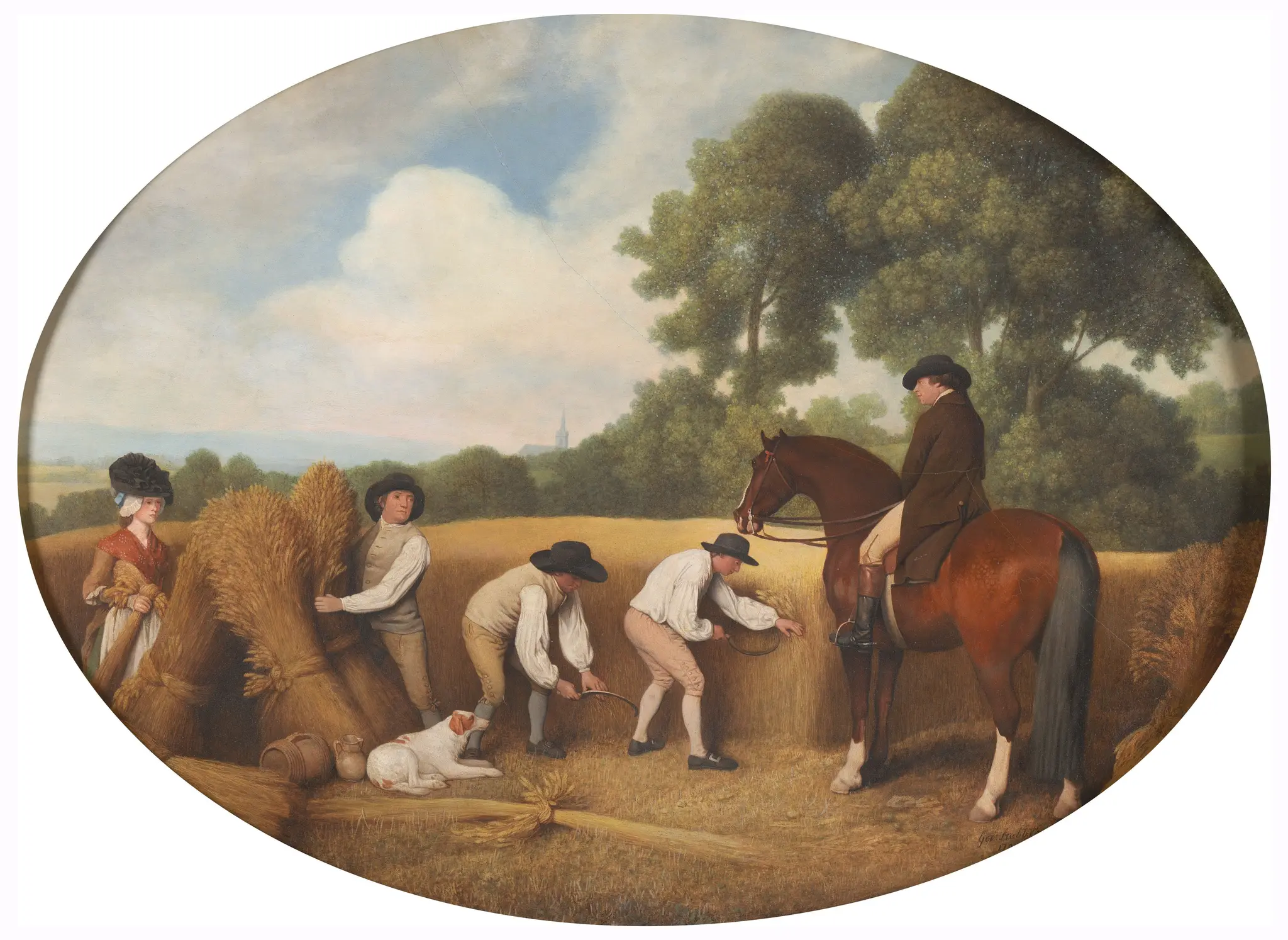 Reapers by George Stubbs, 1724–1806