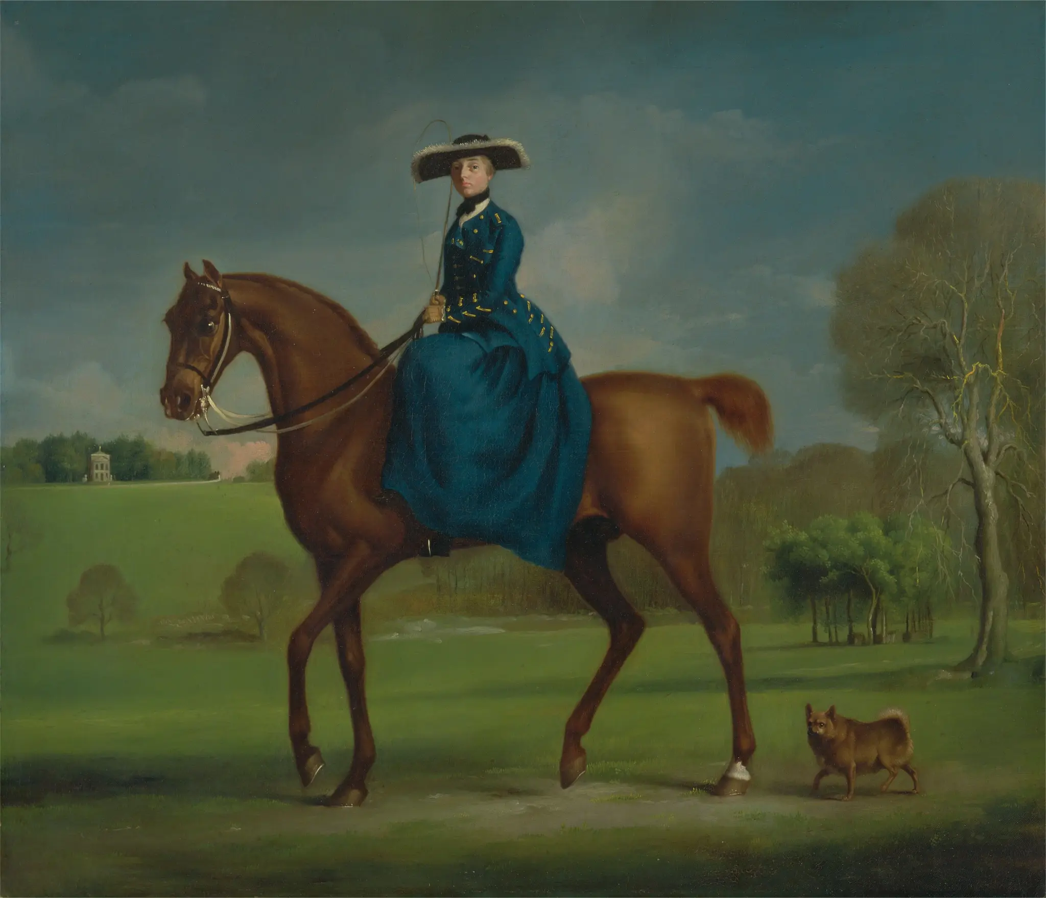 Margaret Newton (née Coningsby), Countess of Coningsby in the Costume of the Charlton Hunt by George Stubbs, 1724–1806