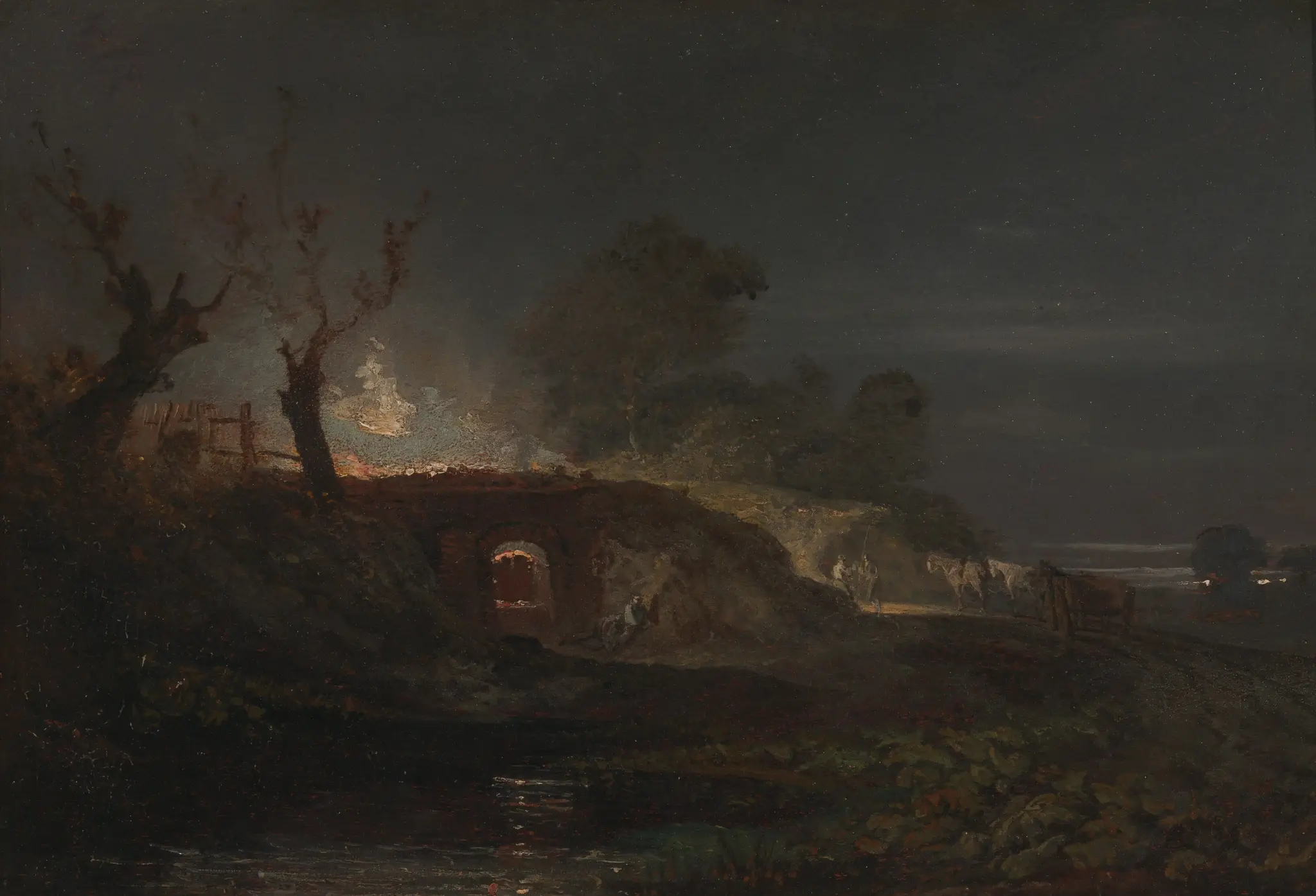 A Limekiln, Possibly at Briton Ferry in South Wales by Joseph Mallord William Turner, 1775–1851