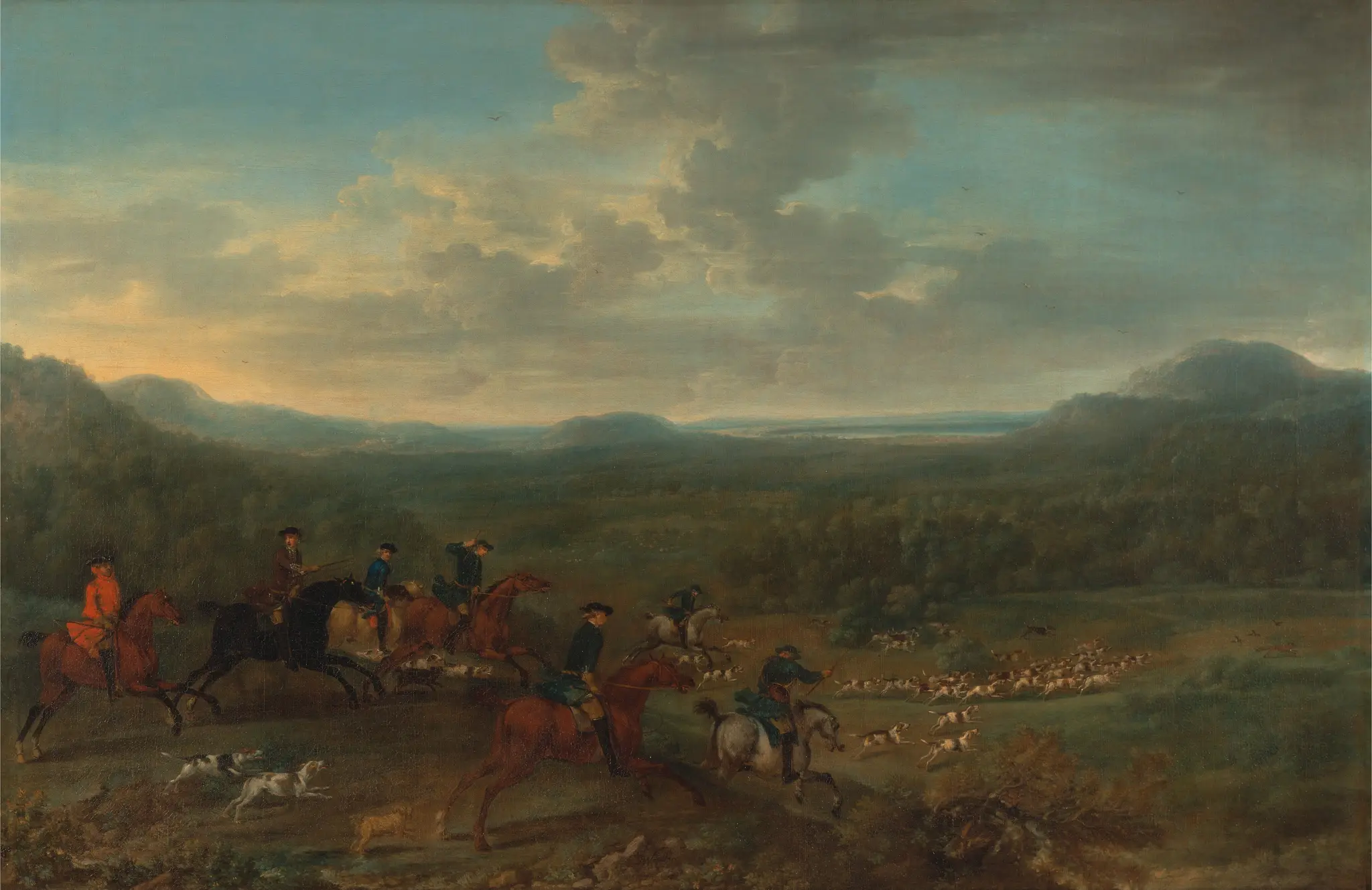 A Fox Hunt by John Wootton, 1682–1764