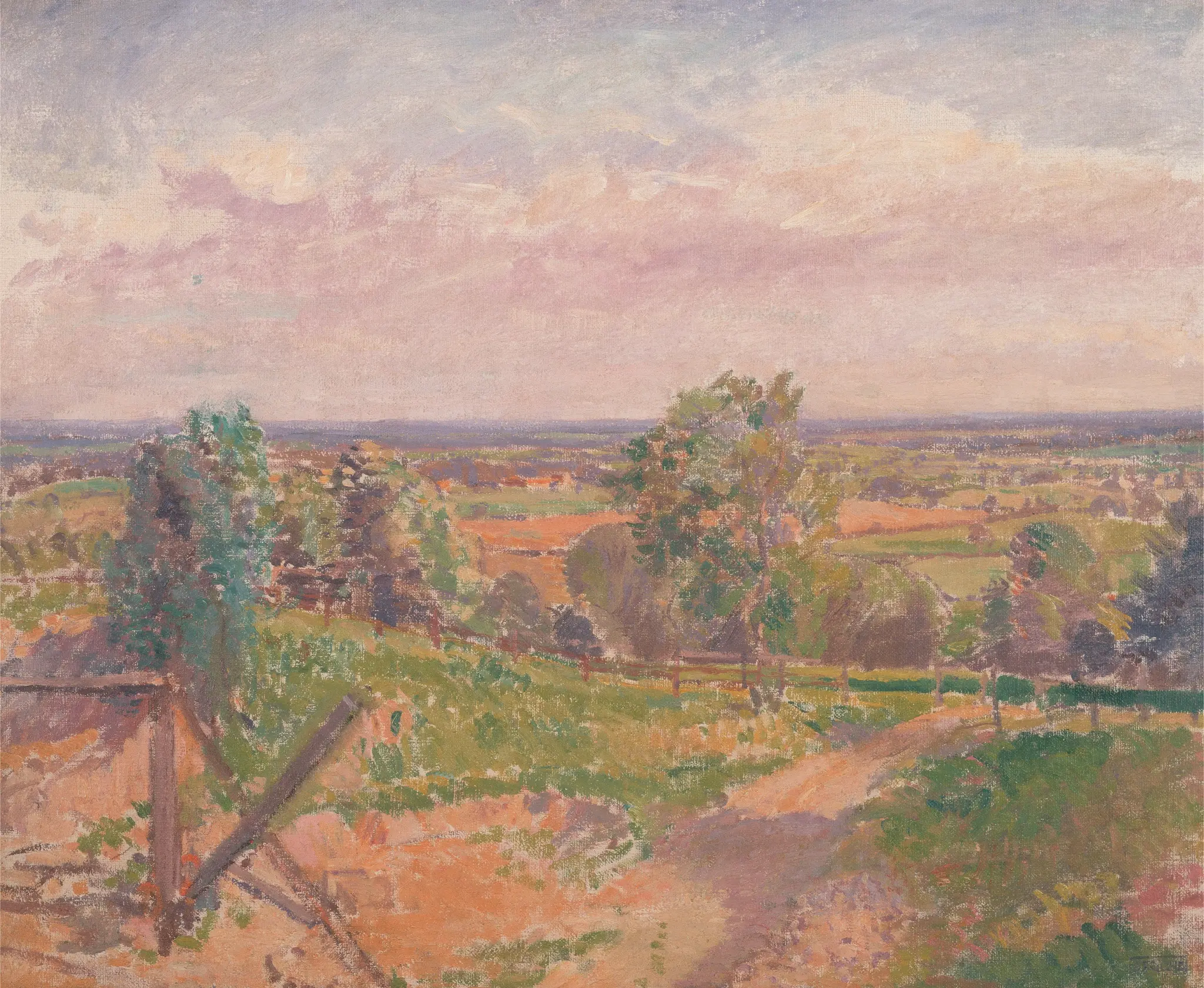 An Extensive Landscape in Yorkshire by Spencer Frederick Gore, 1878–1914