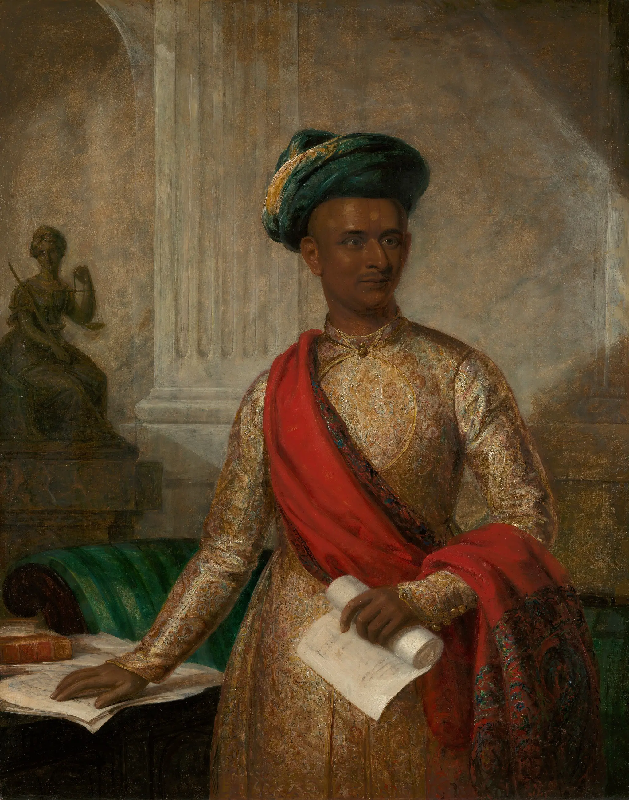Purniya, Chief Minister of Mysore by Thomas Hickey, 1741–1824