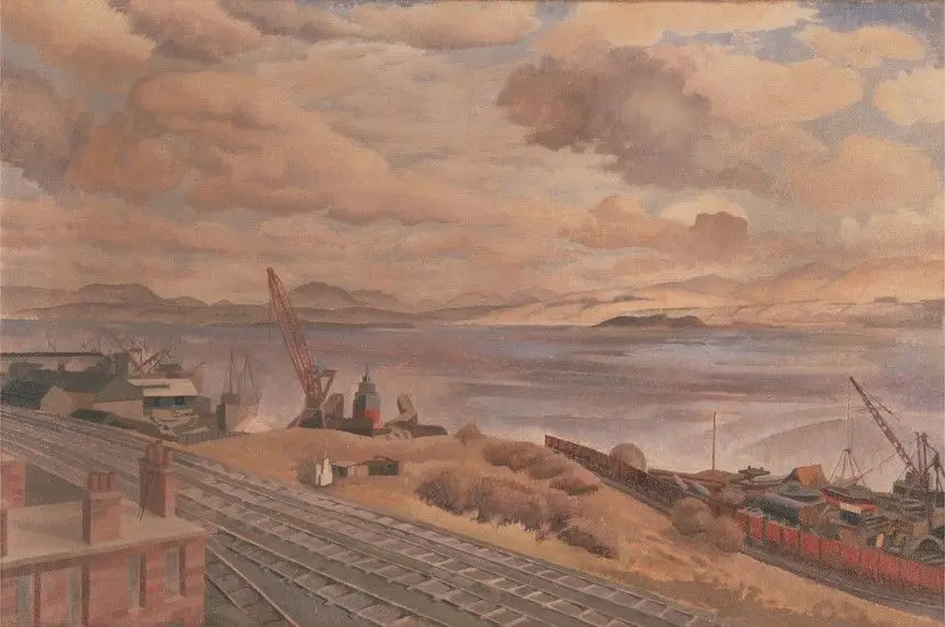 The Clyde from Port Glasgow by Sir Stanley Spencer, 1891–1959