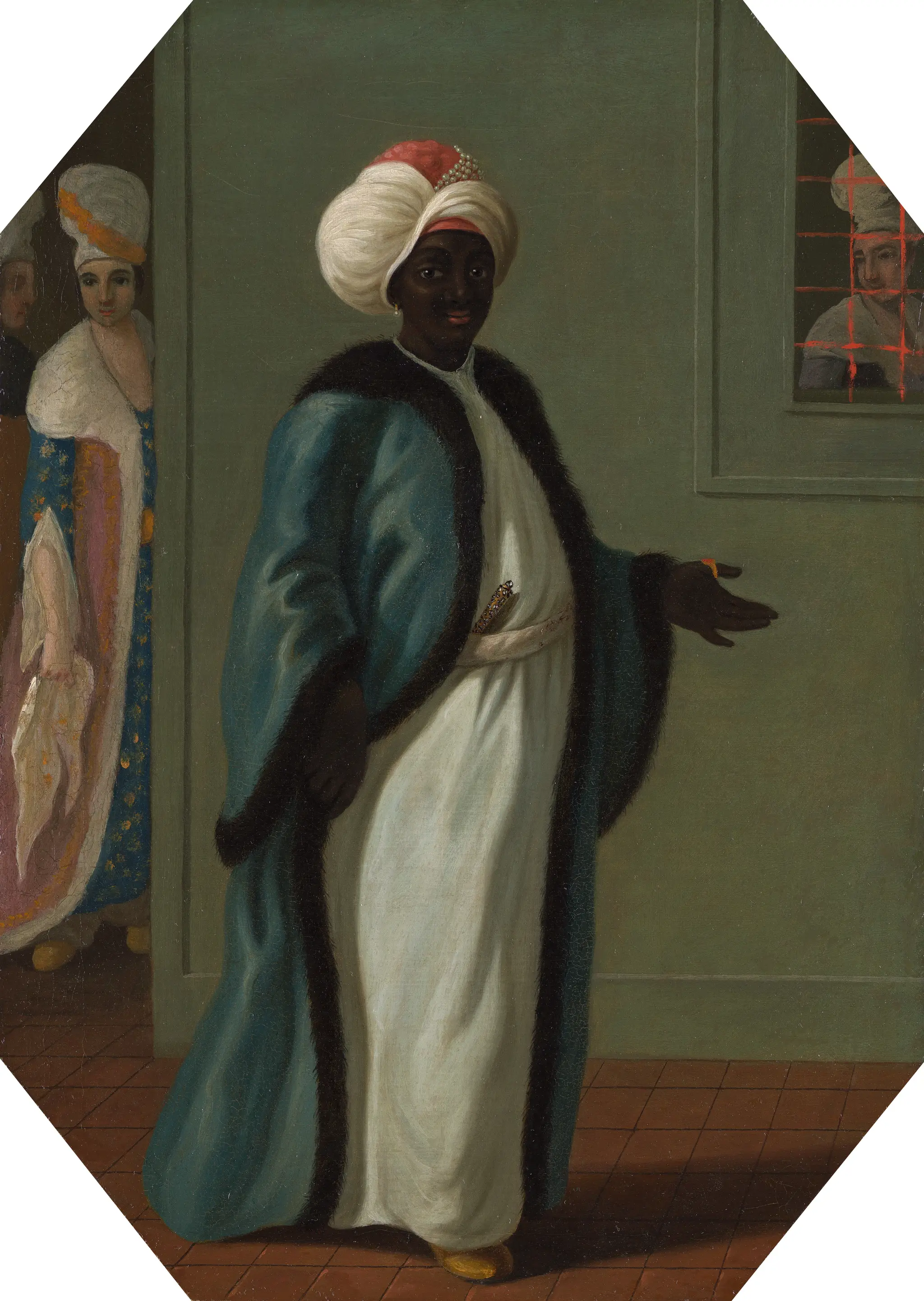 The Kizlar Agha (Chief Black Eunuch, Head Officer of the Palace) by Francis Smith, active 1763–1779