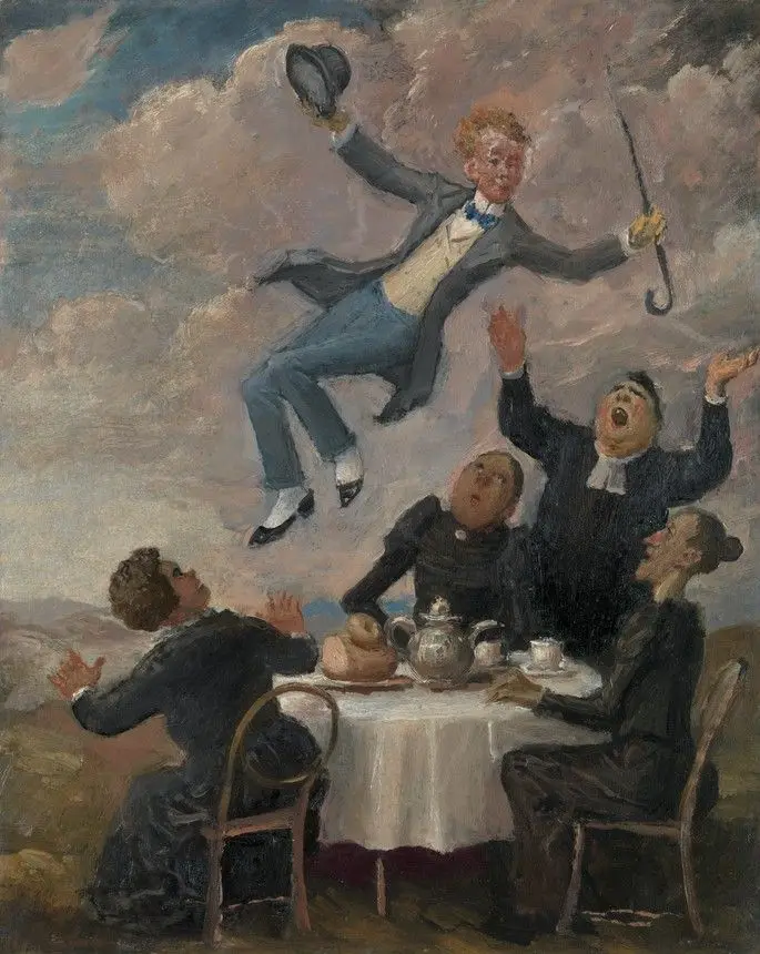 William Orpen Levitating by Augustus Edwin John, 1878–1961