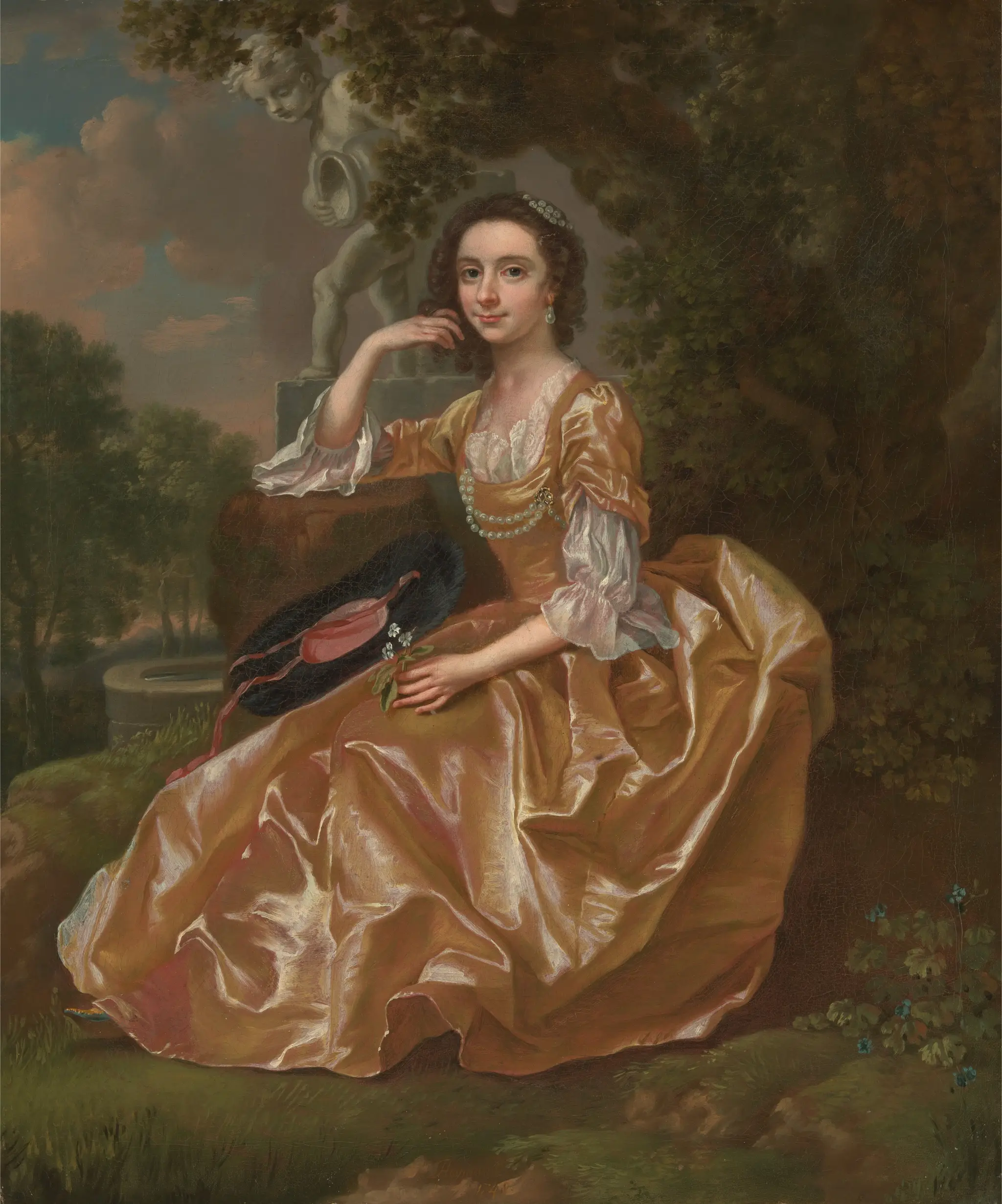 Mary Chauncey (née Tahourdin) by Francis Hayman, 1707/8–1776