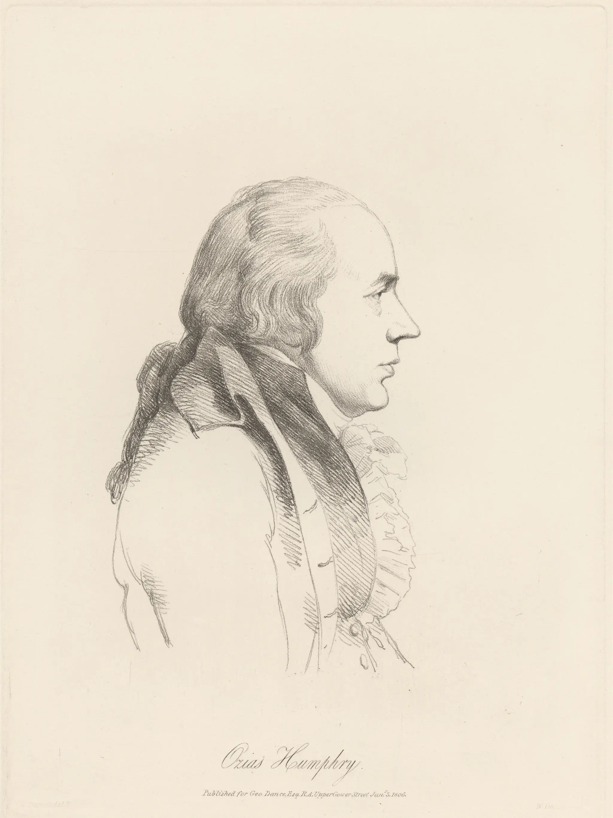 Ozias Humphry by Print made by William Daniell, 1769–1837