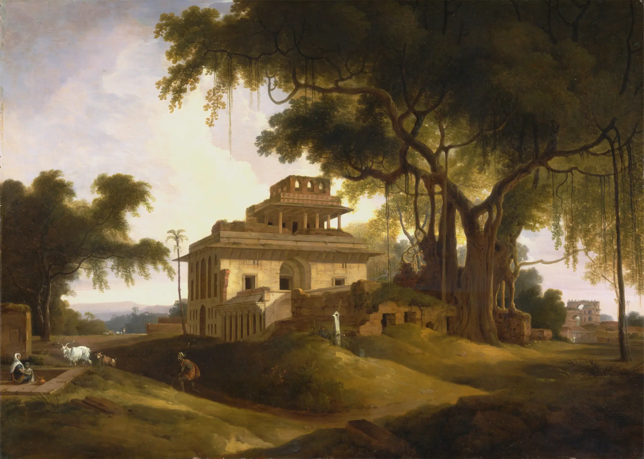 Ruins of the Naurattan, Sasaram, Bihar by Thomas Daniell, 1749–1840