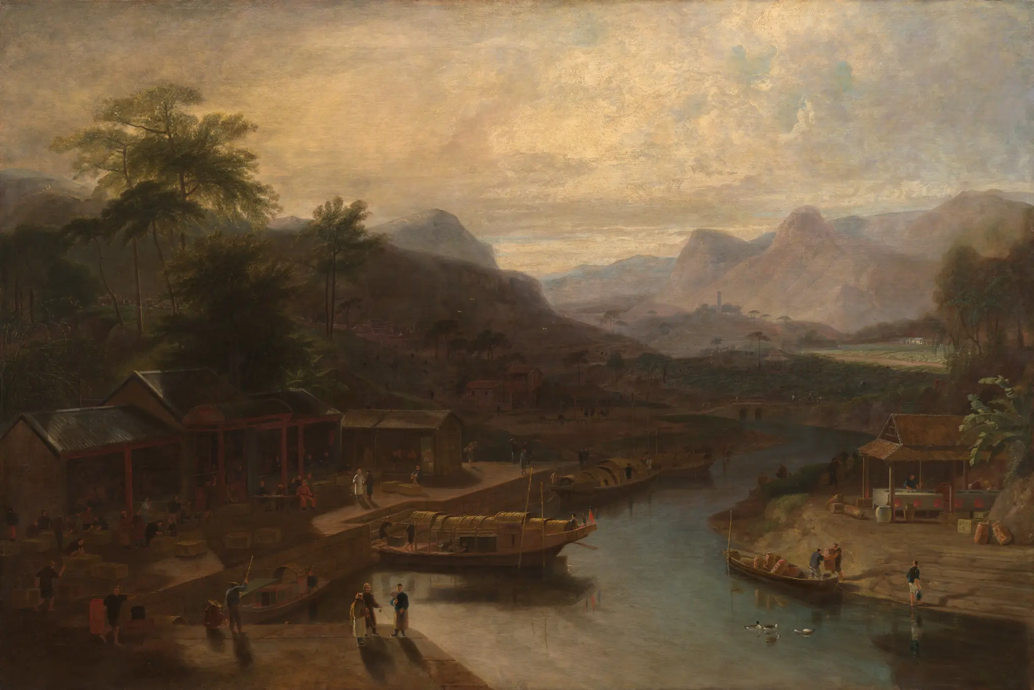 A View in China: Cultivating the Tea Plant by William Daniell, 1769–1837