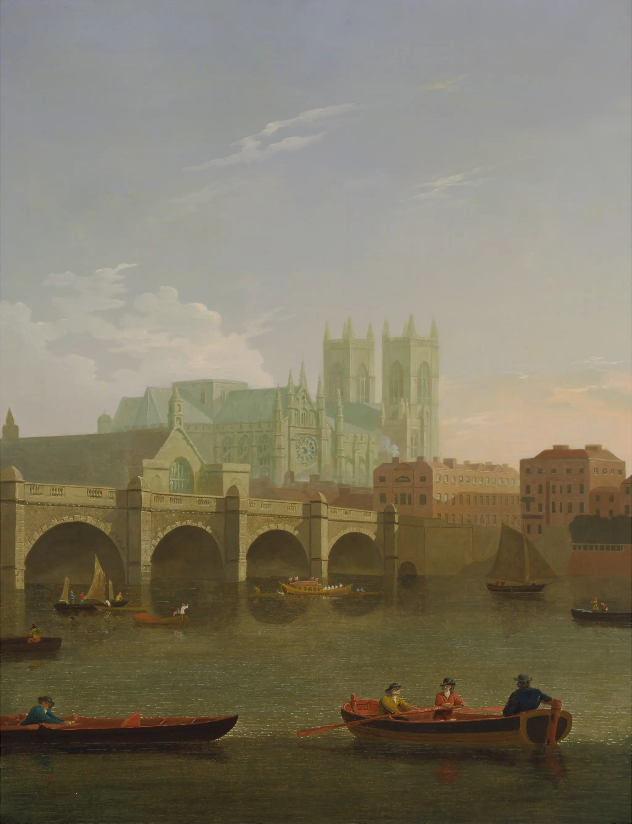 Westminster Abbey and Bridge by Joseph Farington, 1747–1821