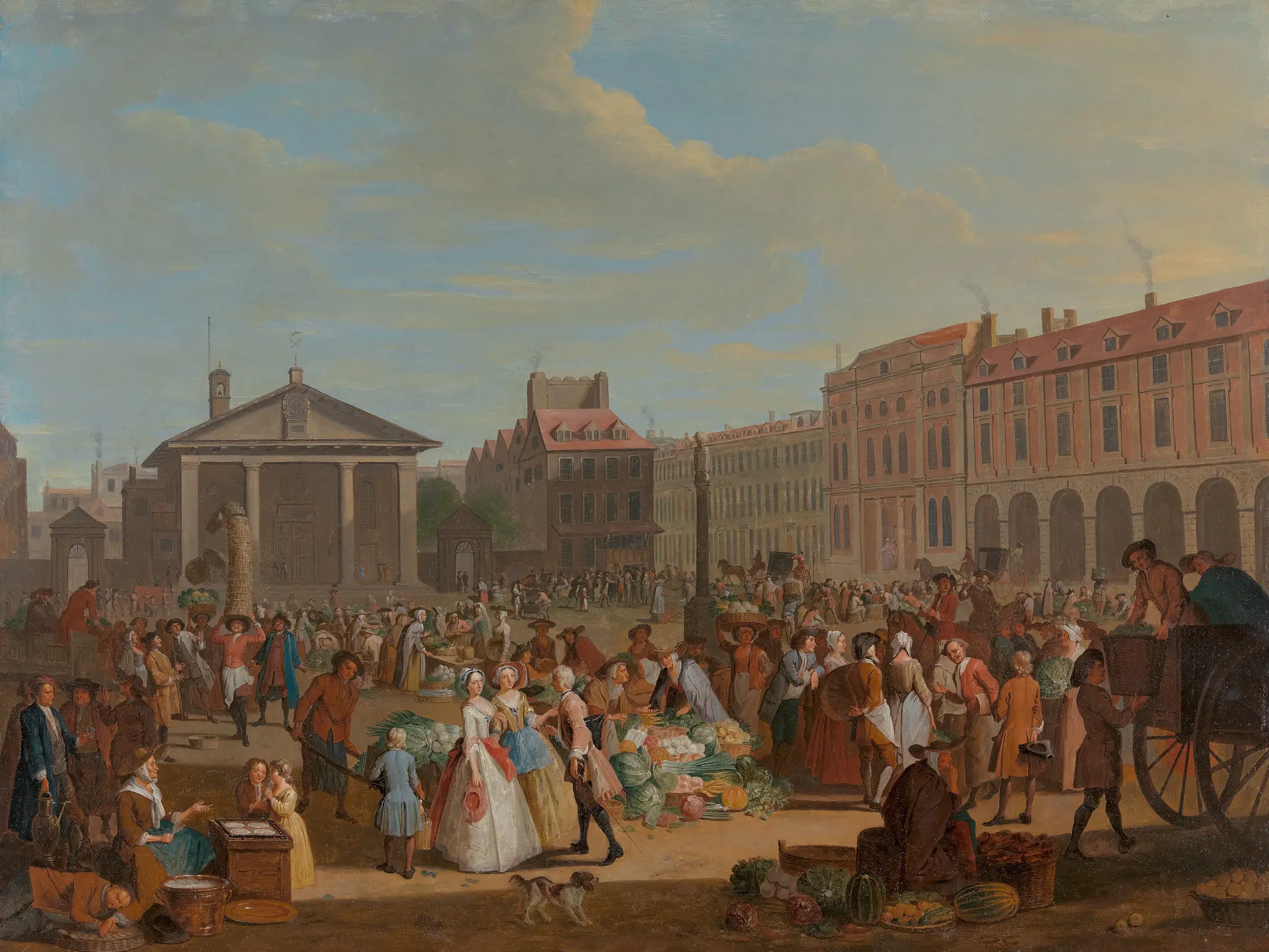 Covent Garden by Pieter Angillis, 1685–1734