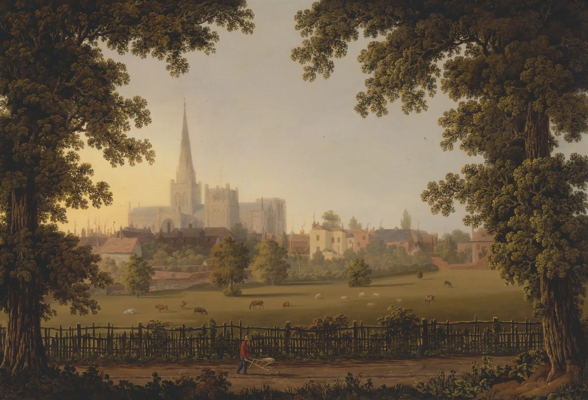 Chichester Cathedral by Joseph Francis Gilbert, 1792–1855