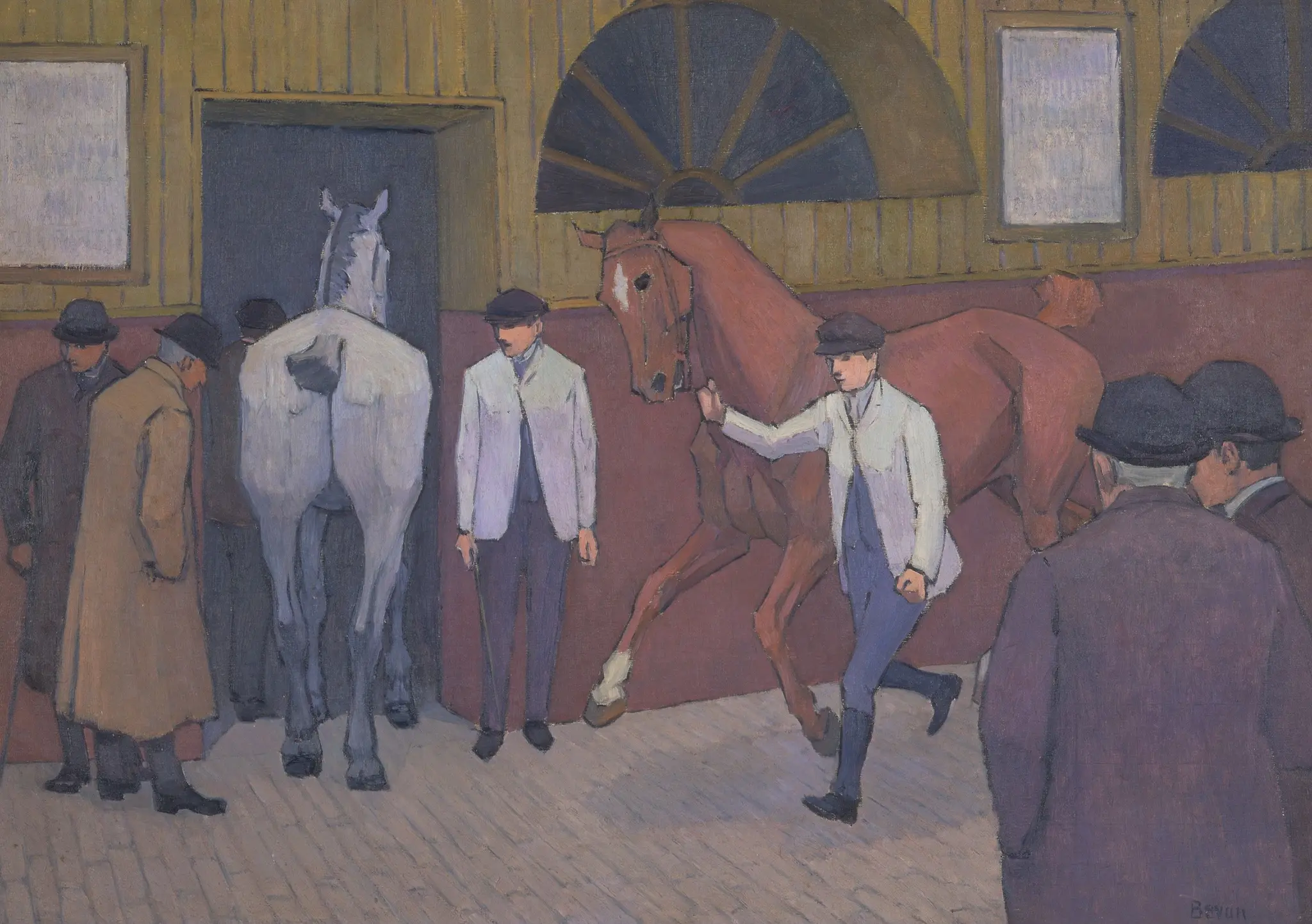 The Horse Mart by Robert Polhill Bevan, 1865–1925