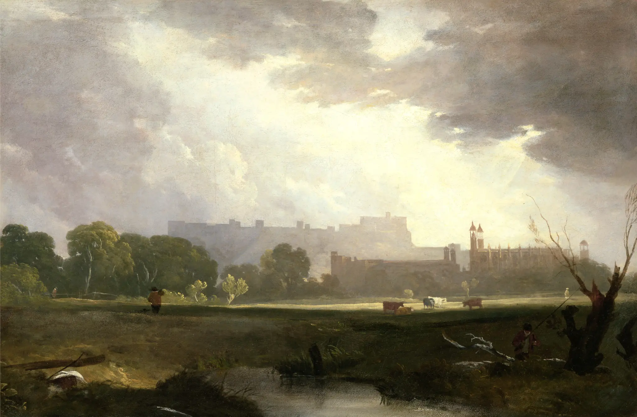Windsor from Eton by Sir Augustus Wall Callcott, 1779–1844