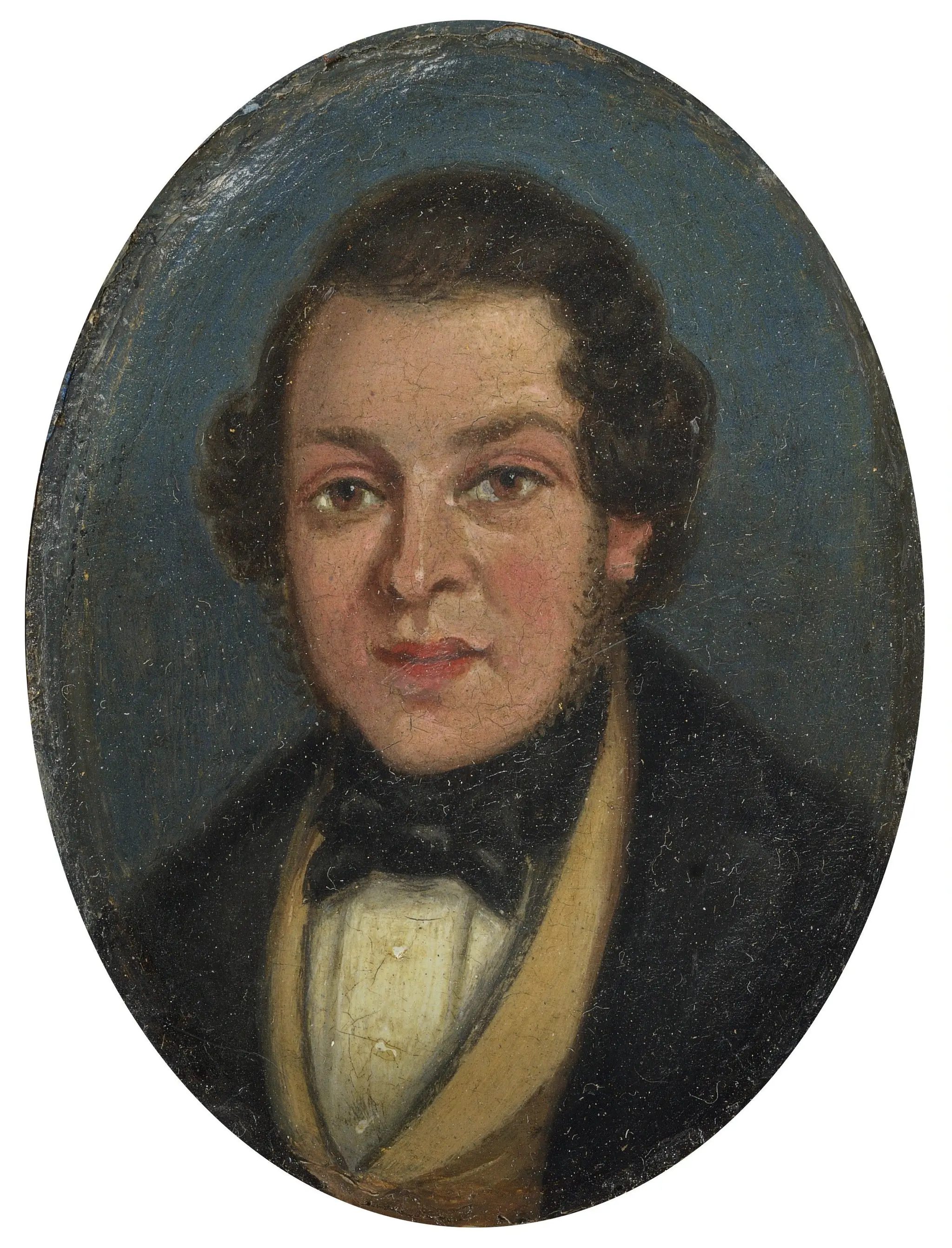 Miniature: Portrait of Abram Constable, brother of the artist by John Constable, 1776–1837