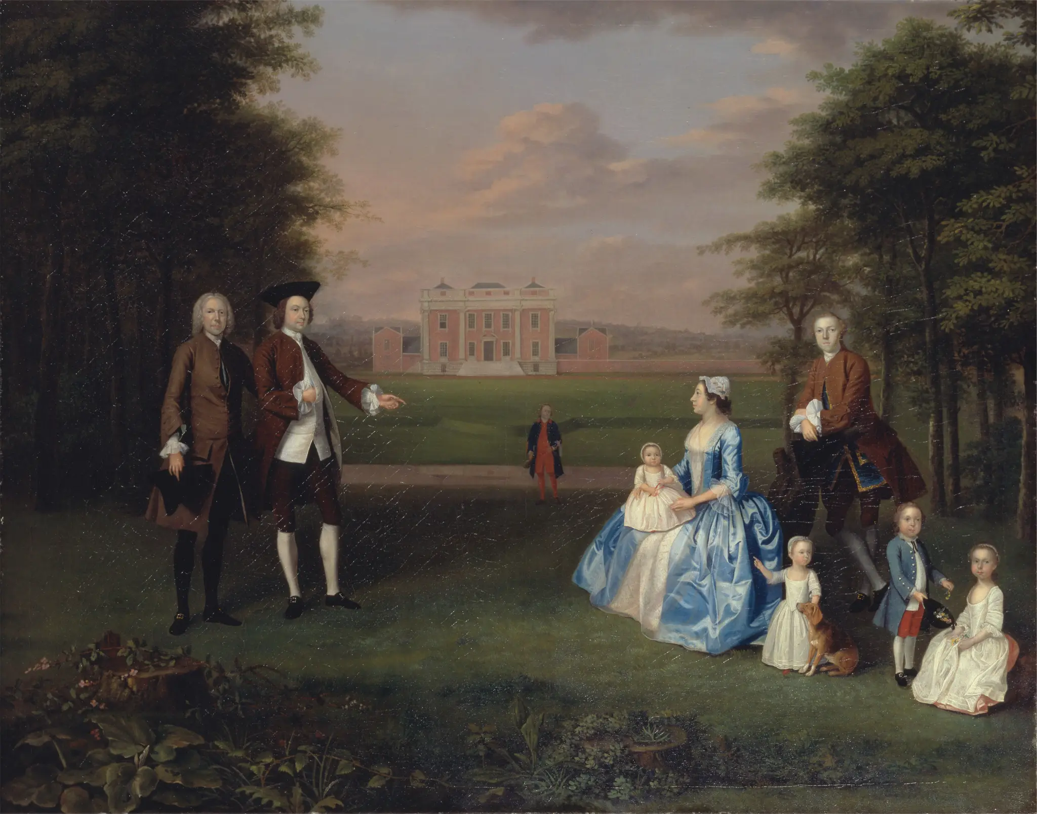 Robert Gwillym, Elizabeth Gwillym (née Atherton), and Their Family by Arthur Devis, 1712–1787