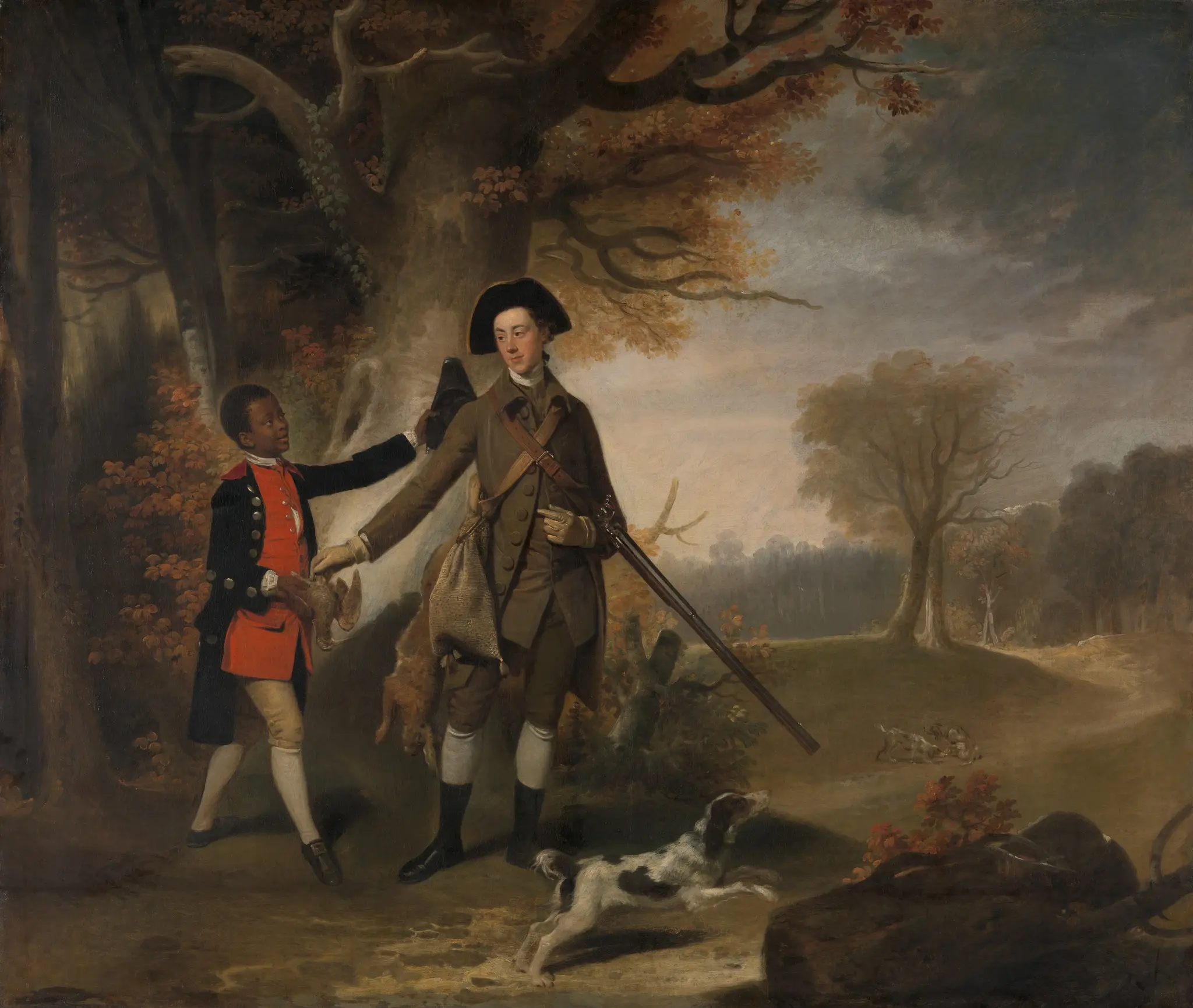 Charles Goring of Wiston and an Unknown Attendant by unknown artist