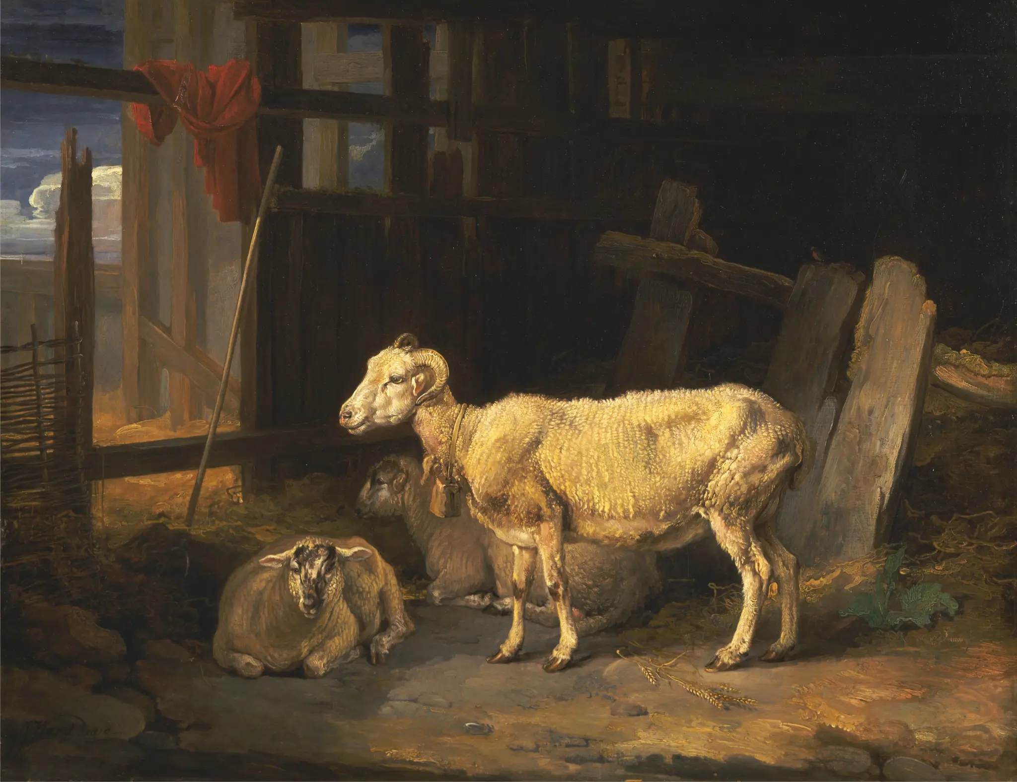 Heath Ewe and Lambs by James Ward, 1769–1859