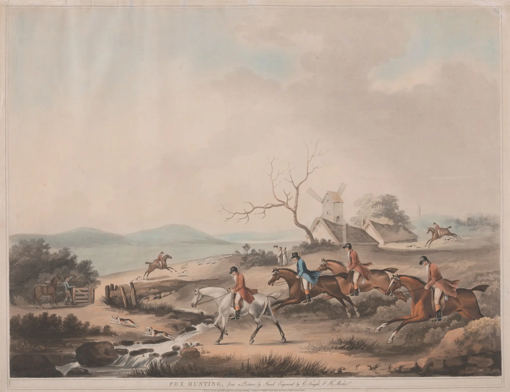 Fox Hunting by Charles Knight, 1743–c.1826
