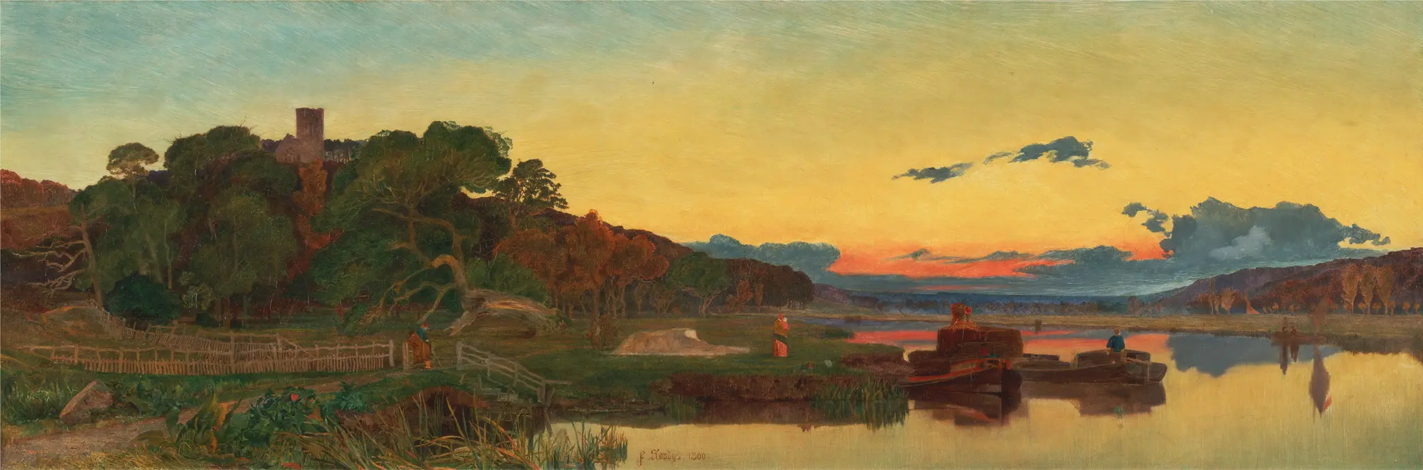 Whitlingham, Norfolk by Frederick Sandys, 1829–1904