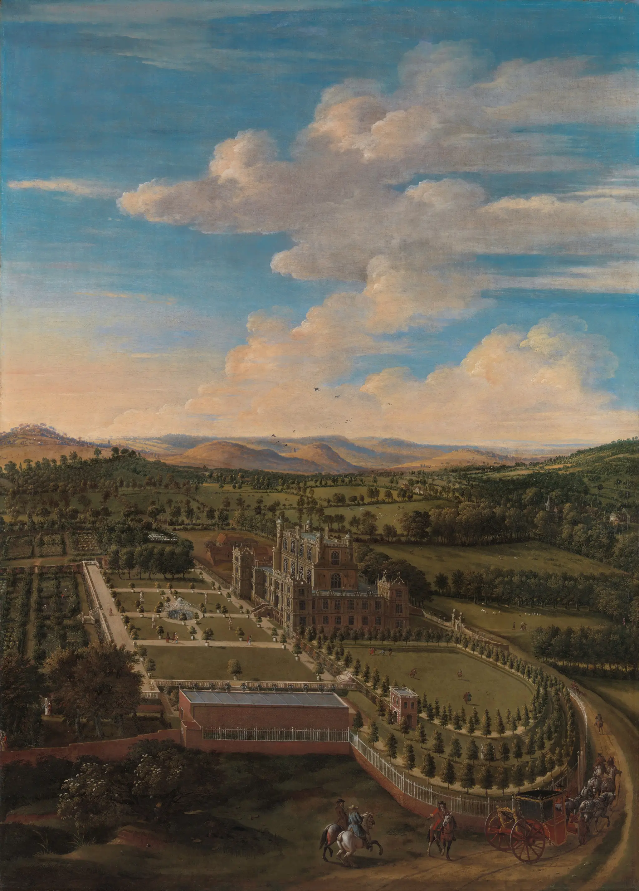 Wollaton Hall and Park, Nottinghamshire by Jan Siberechts, 1627–ca. 1703