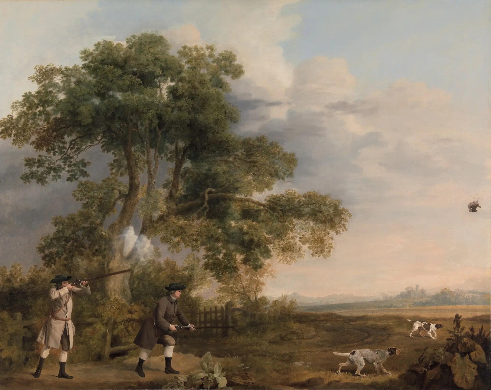Two Gentlemen Shooting by George Stubbs, 1724–1806