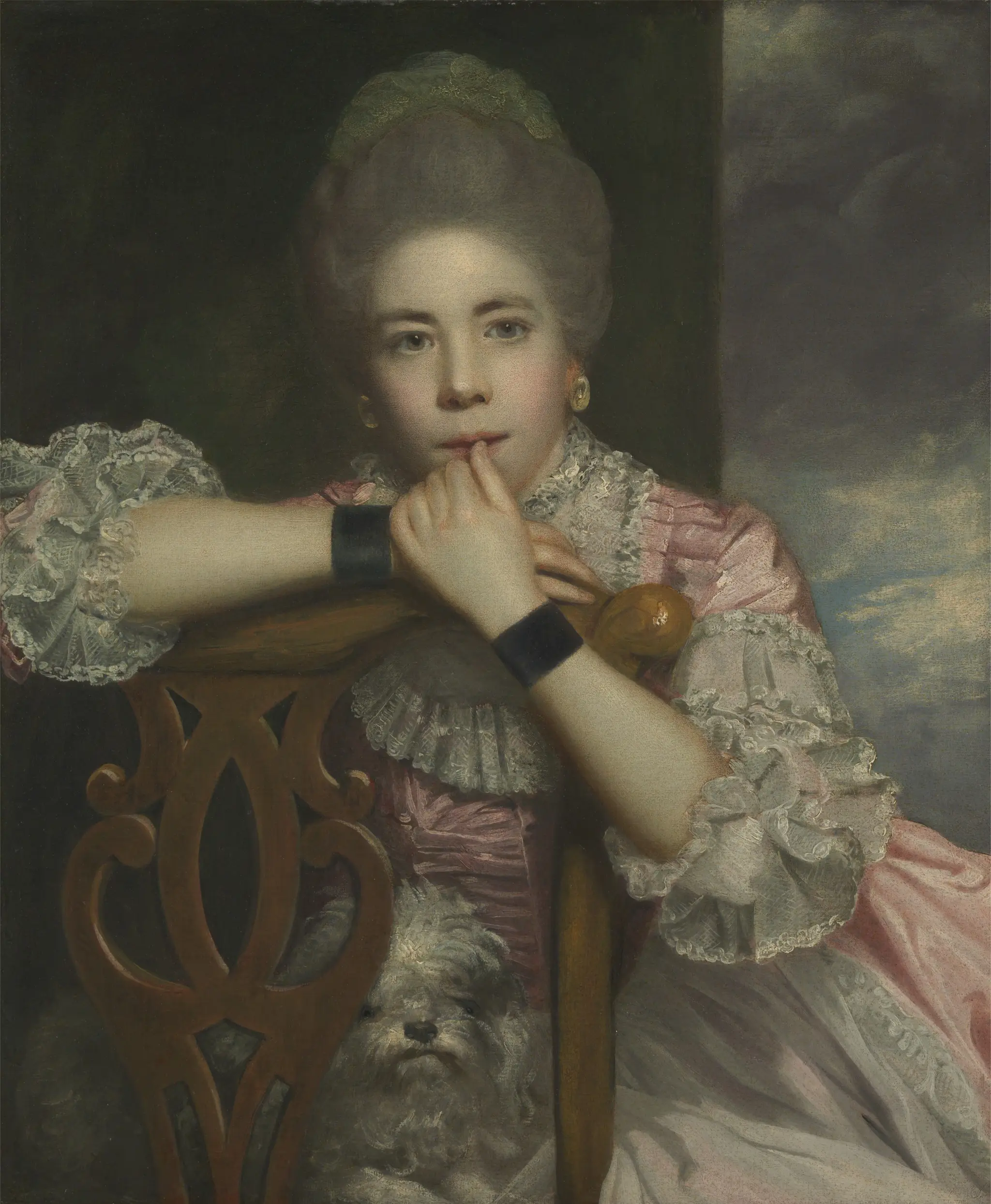 Frances Abington (née Barton) as Miss Prue in William Congreve’s “Love for Love” by Sir Joshua Reynolds, 1723–1792