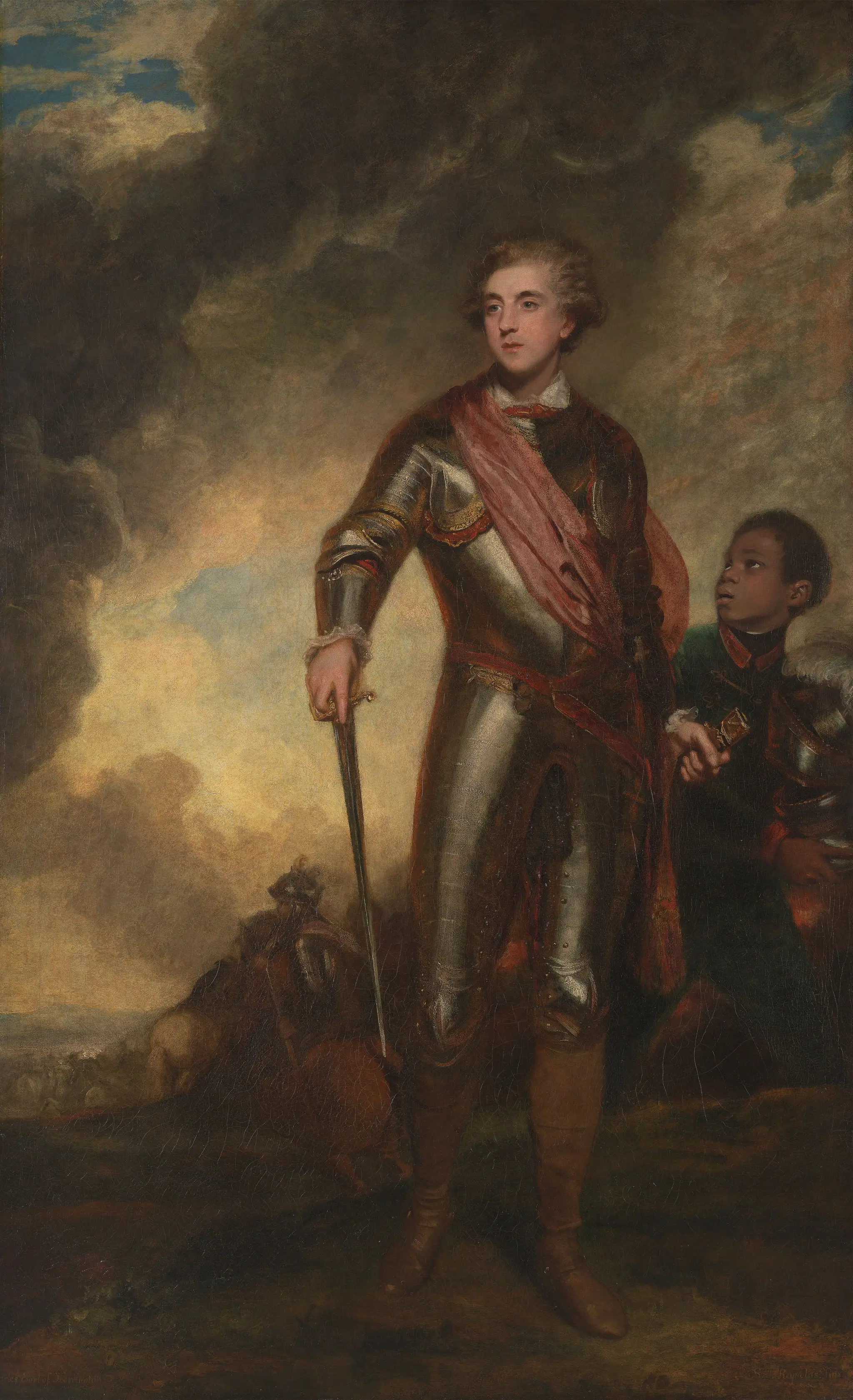 Charles Stanhope, third Earl of Harrington and Marcus Richard Fitzroy Thomas by Sir Joshua Reynolds, 1723–1792